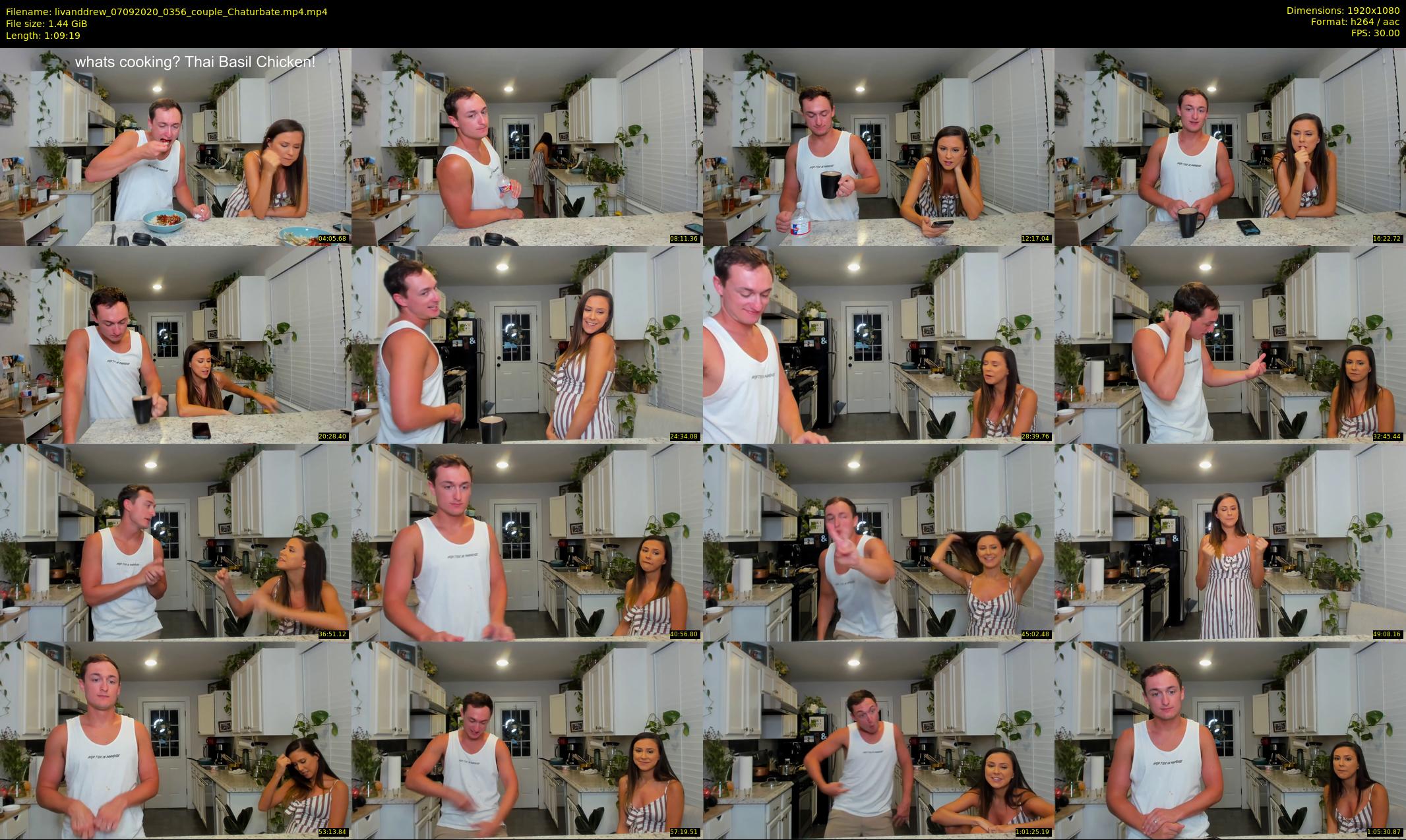 livanddrew — 70 minute Chaturbate couple cam show recording, 1080p, Sep 7, 2020