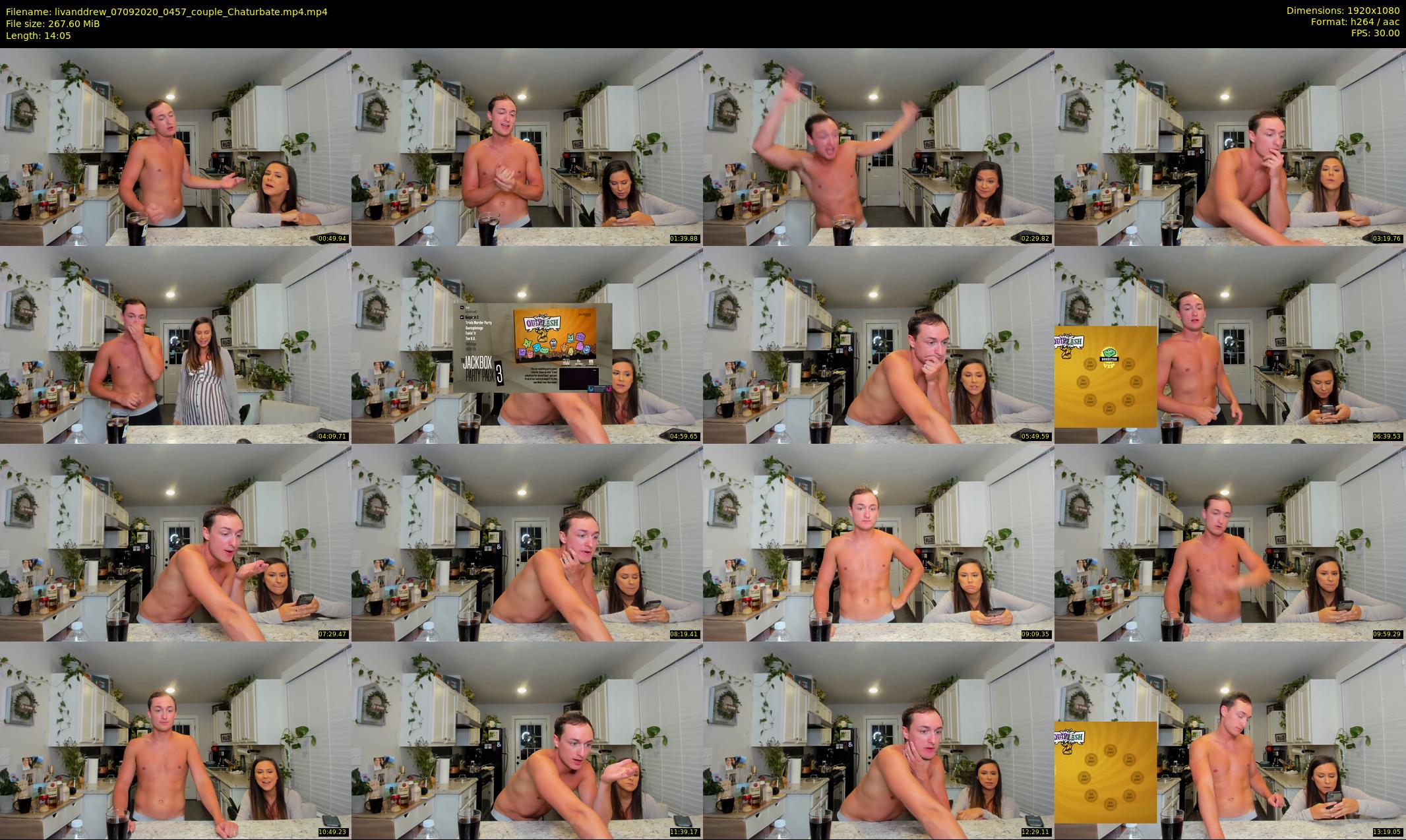 livanddrew — 15 minute Chaturbate couple cam show recording, 1080p, Sep 7, 2020