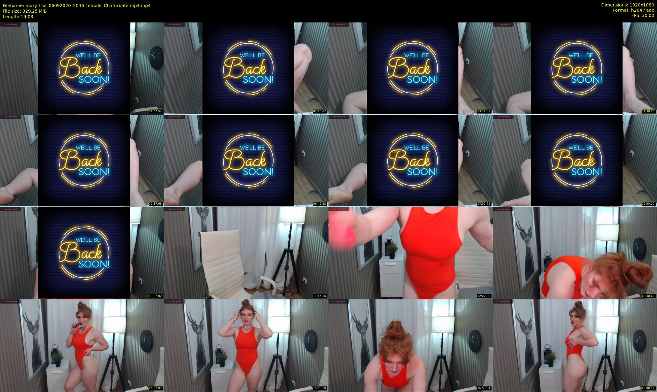 mary_lise — 20 minute Chaturbate couple cam show recording, 1080p, Sep 6, 2020