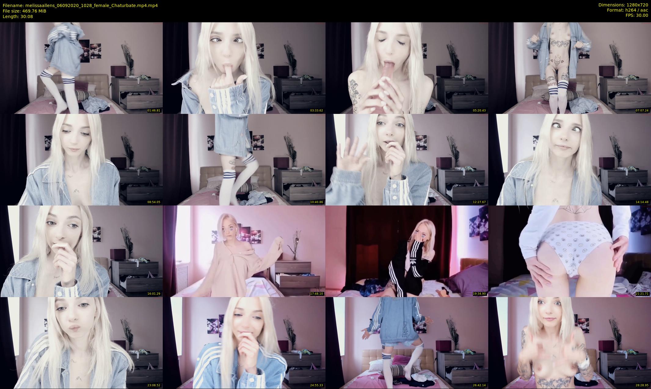 melissaallens — 31 minute Chaturbate female cam show recording, 720p, Sep 6, 2020