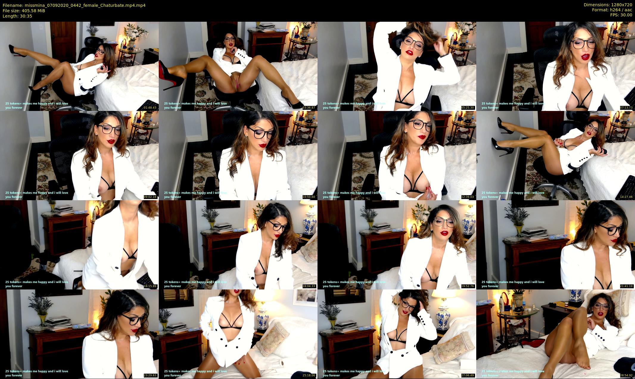 missmina — 31 minute Chaturbate female cam show recording, 720p, Sep 7, 2020