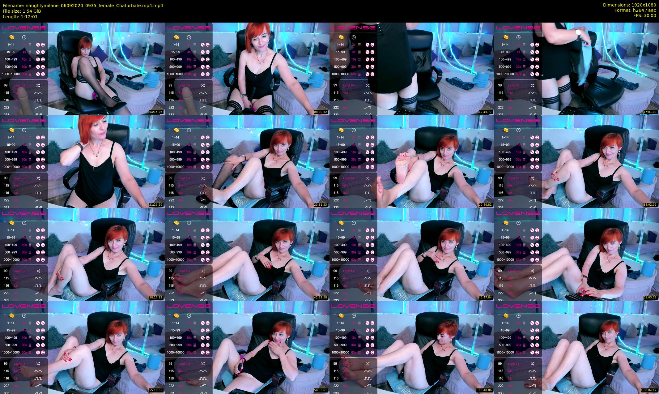 naughtymilane — 73 minute Chaturbate female cam show recording, 1080p, Sep 6, 2020