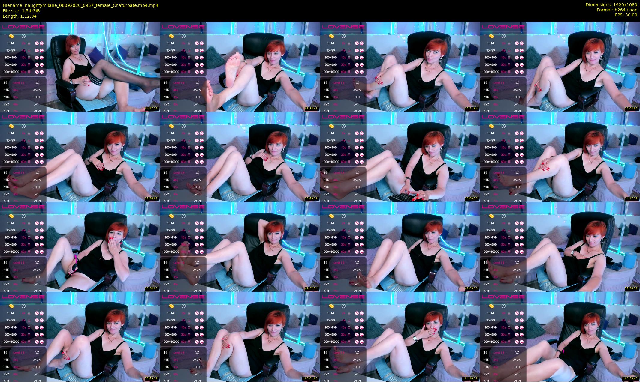 naughtymilane — 73 minute Chaturbate female cam show recording, 1080p, Sep 6, 2020