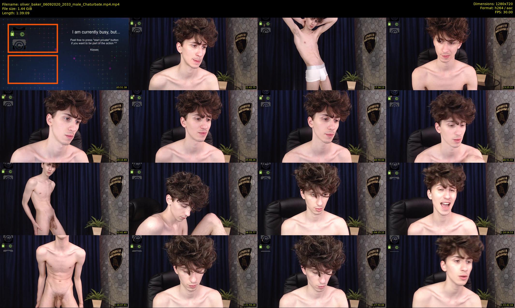 oliver_baker — 100 minute Chaturbate male cam show recording, 720p, Sep 6, 2020