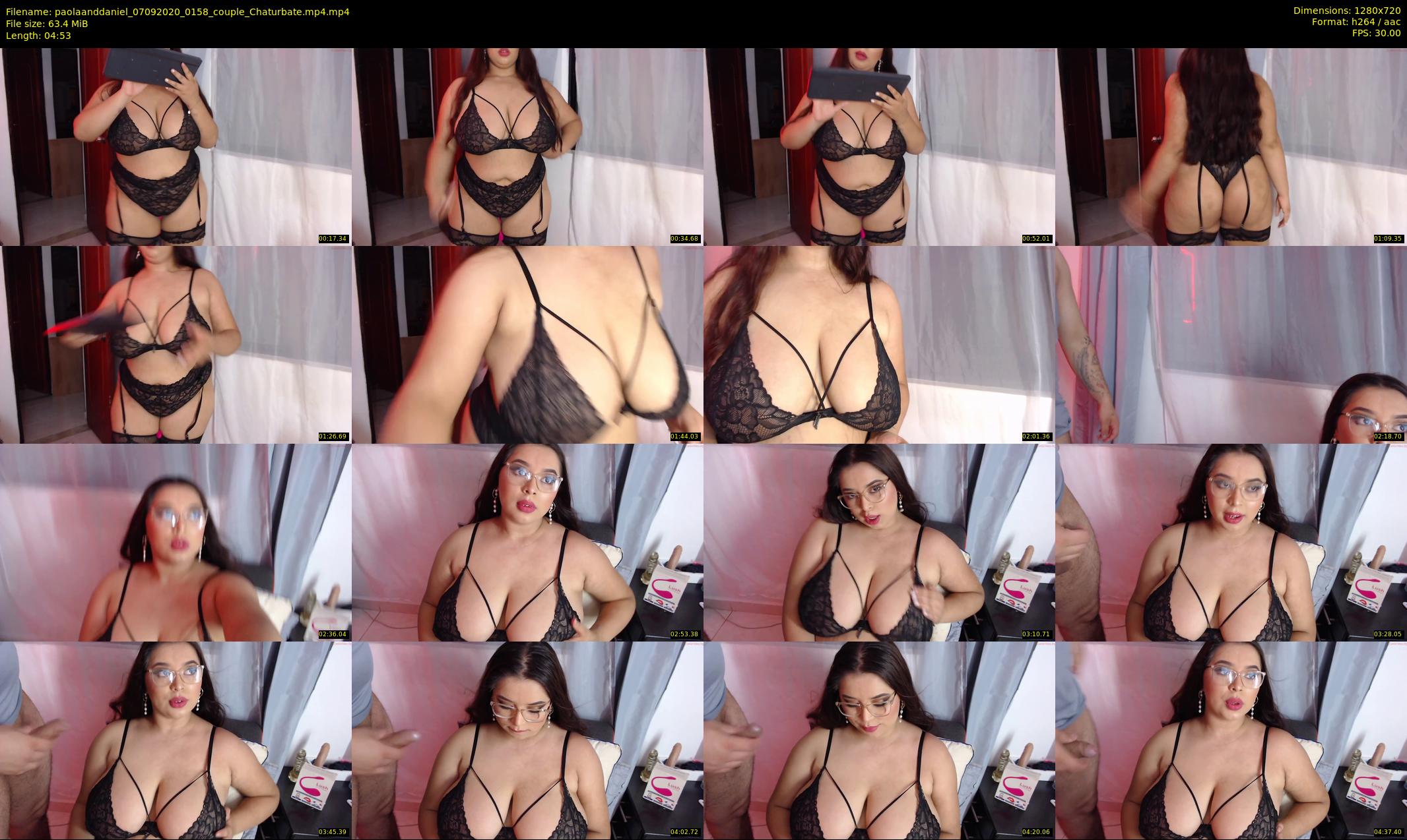 paolaanddaniel — 5 minute Chaturbate couple cam show recording, 720p, Sep 7, 2020
