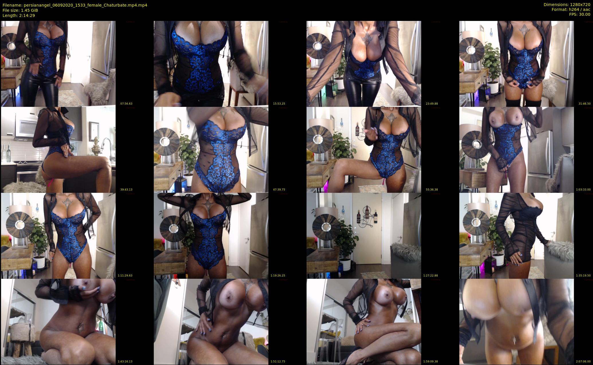 persianangel — 135 minute Chaturbate female cam show recording, 720p, Sep 6, 2020