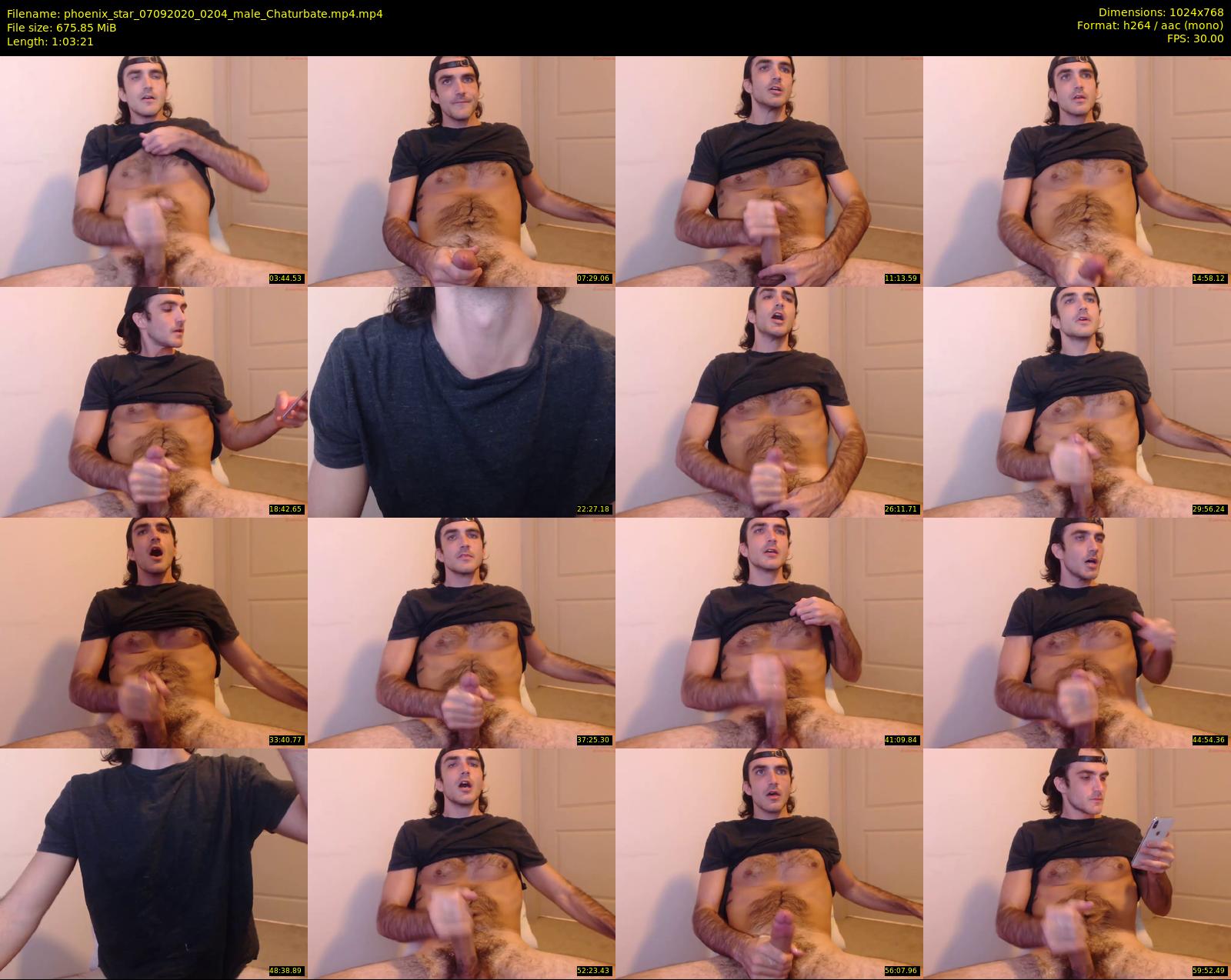 phoenix_star — 64 minute Chaturbate male cam show recording, 720p, Sep 7, 2020