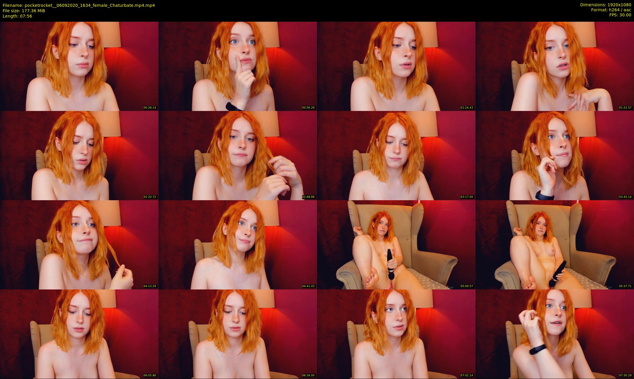 pocketrocket_ — 8 minute Chaturbate female cam show recording, 1080p, Sep 6, 2020