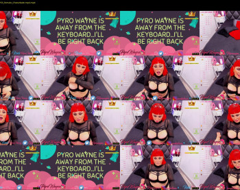 pyrowayne — 54 minute Chaturbate female cam show recording, 720p, Sep 7, 2020