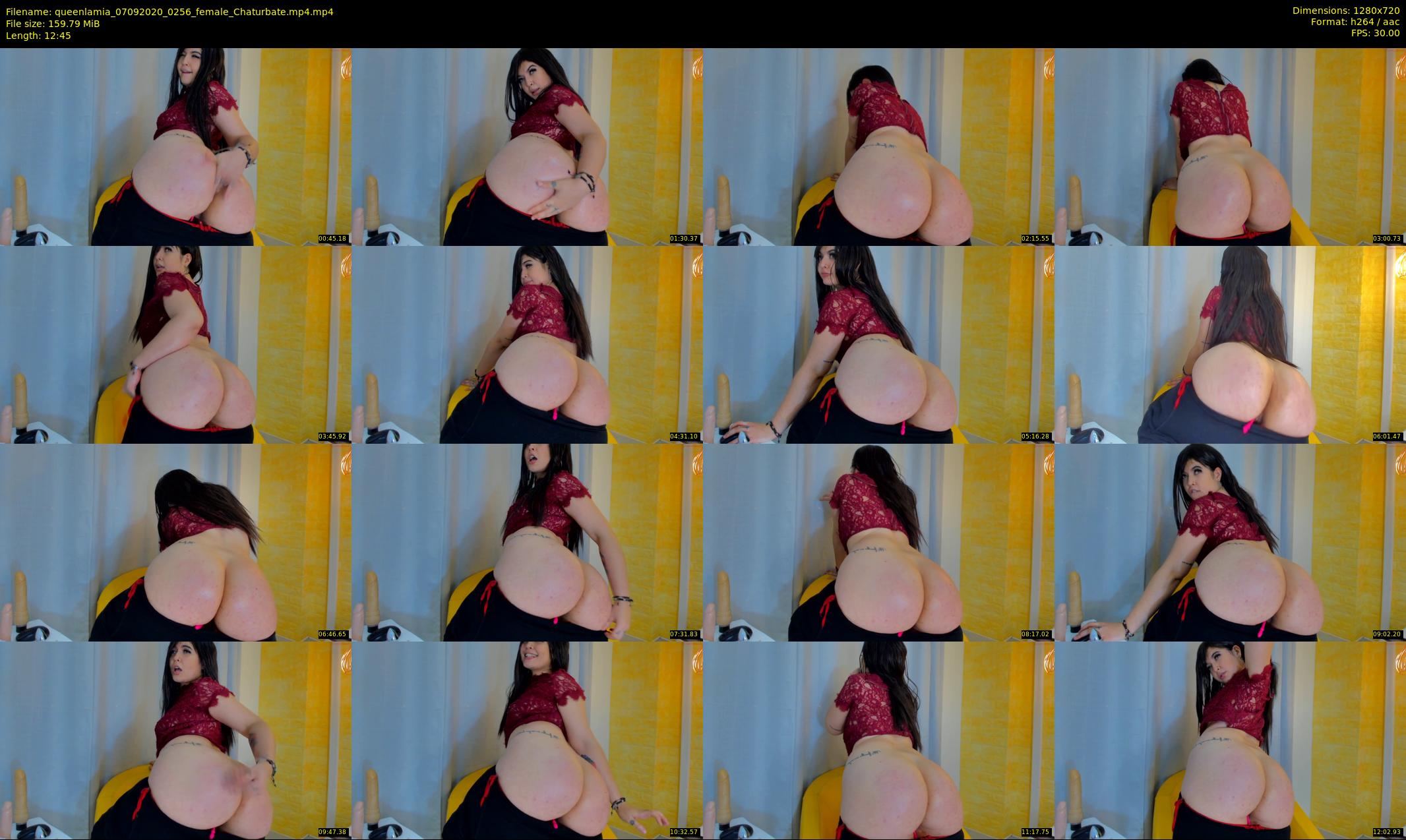 queenlamia — 13 minute Chaturbate female cam show recording, 720p, Sep 7, 2020