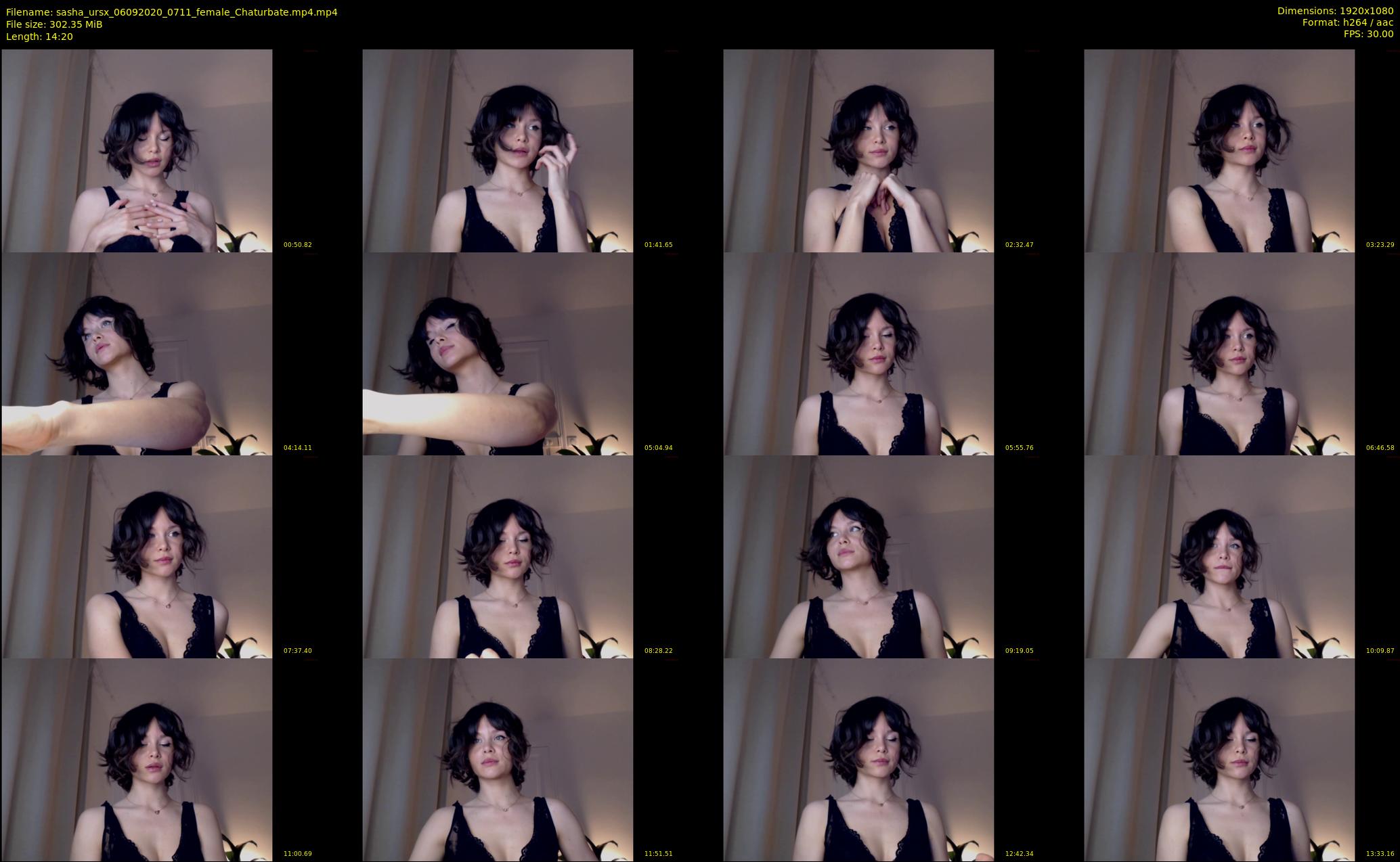sasha_ursx — 15 minute Chaturbate female cam show recording, 1080p, Sep 6, 2020