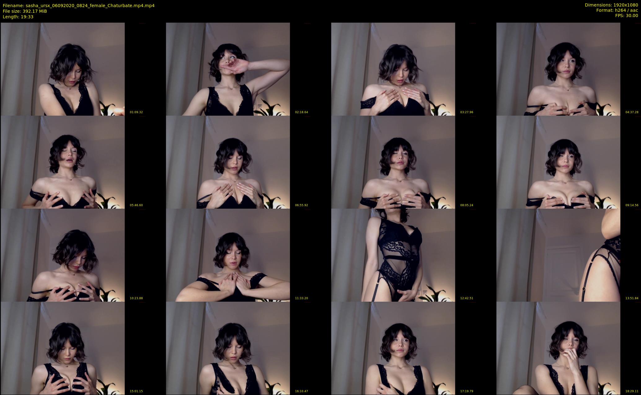 sasha_ursx — 20 minute Chaturbate female cam show recording, 1080p, Sep 6, 2020