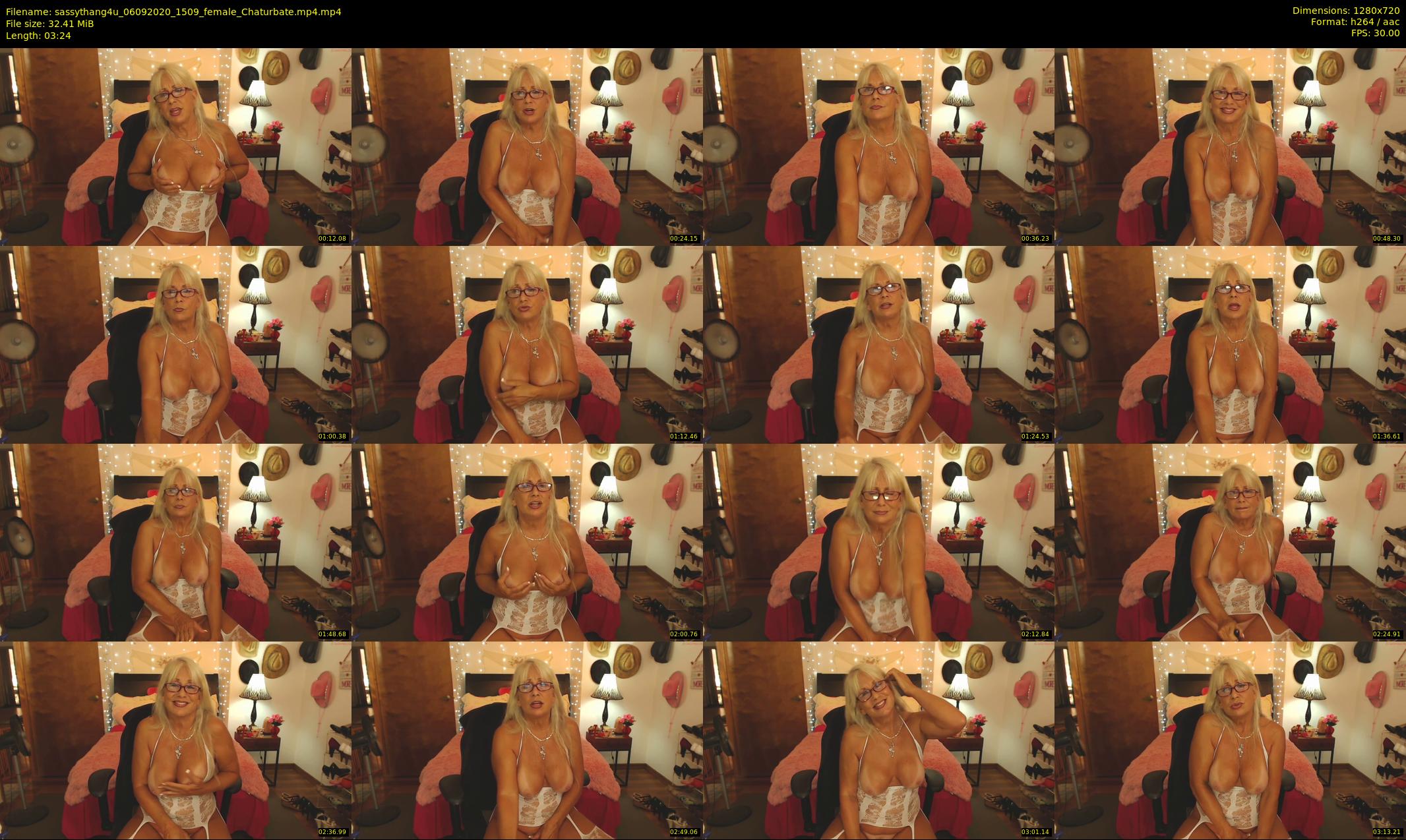 sassythang4u — 4 minute Chaturbate female cam show recording, 720p, Sep 6, 2020