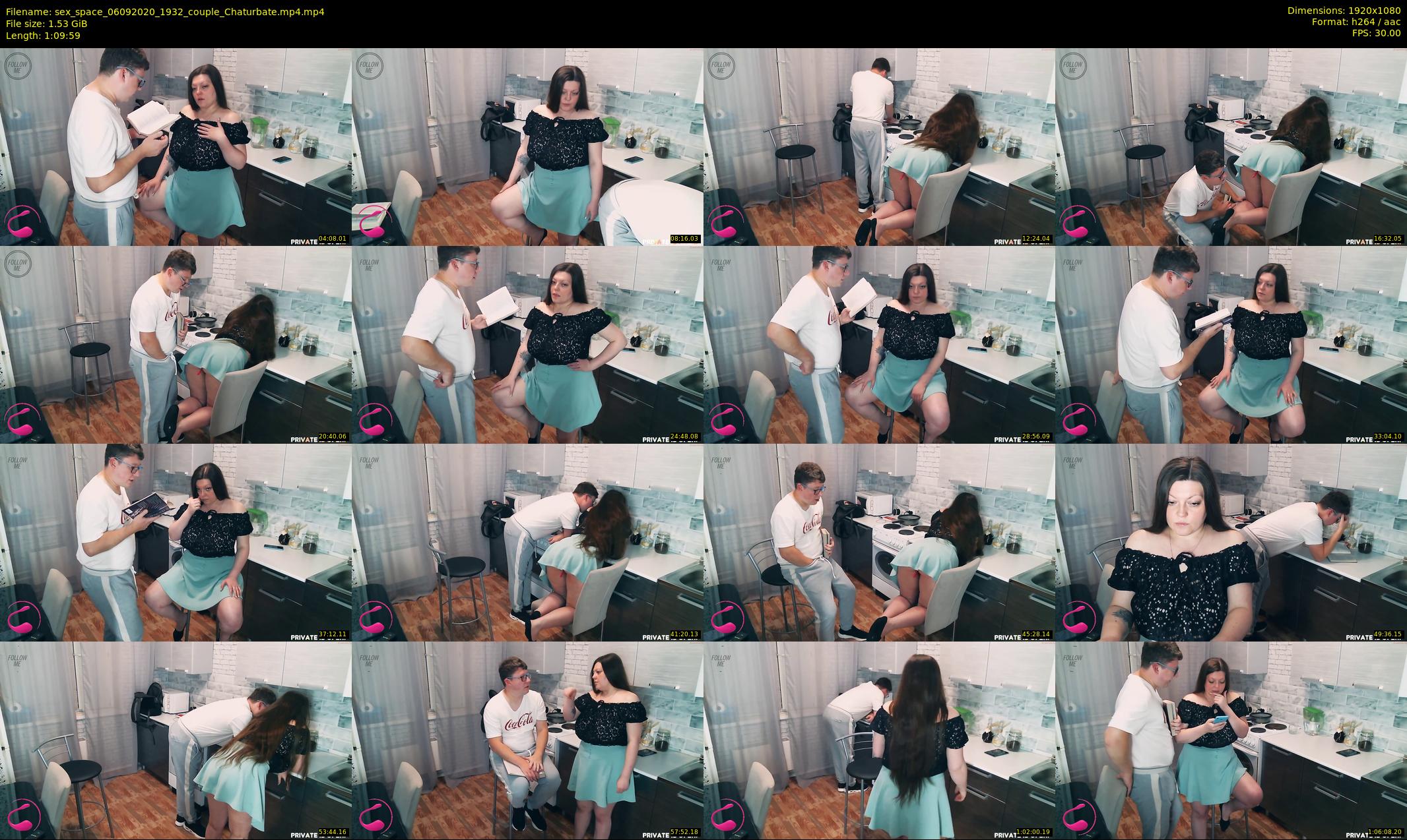sex_space — 70 minute Chaturbate couple cam show recording, 1080p, Sep 6, 2020
