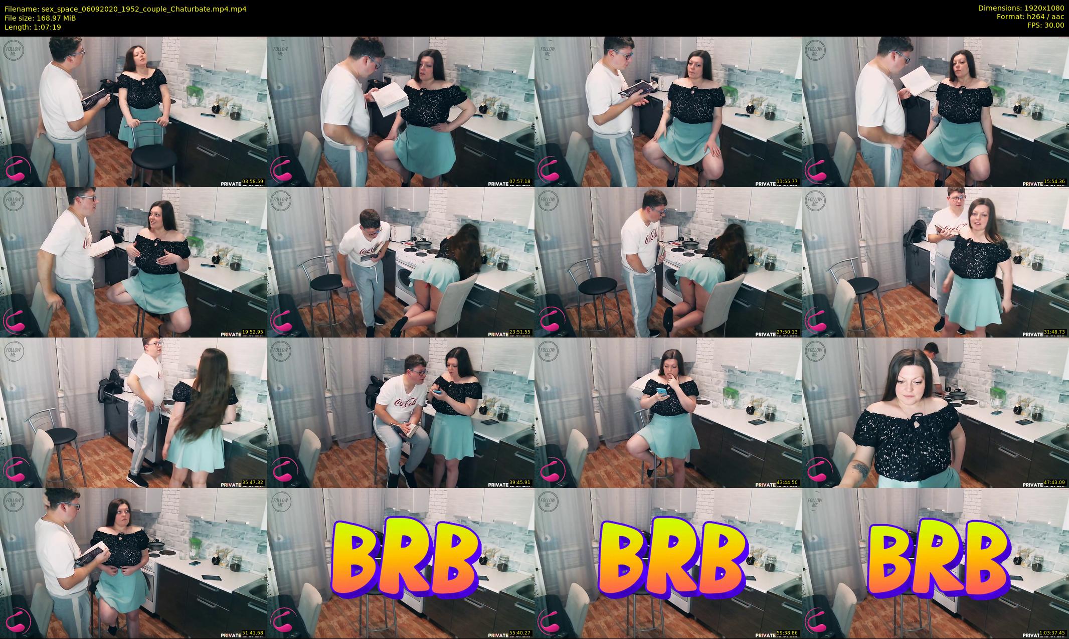 sex_space — 68 minute Chaturbate couple cam show recording, 1080p, Sep 6, 2020