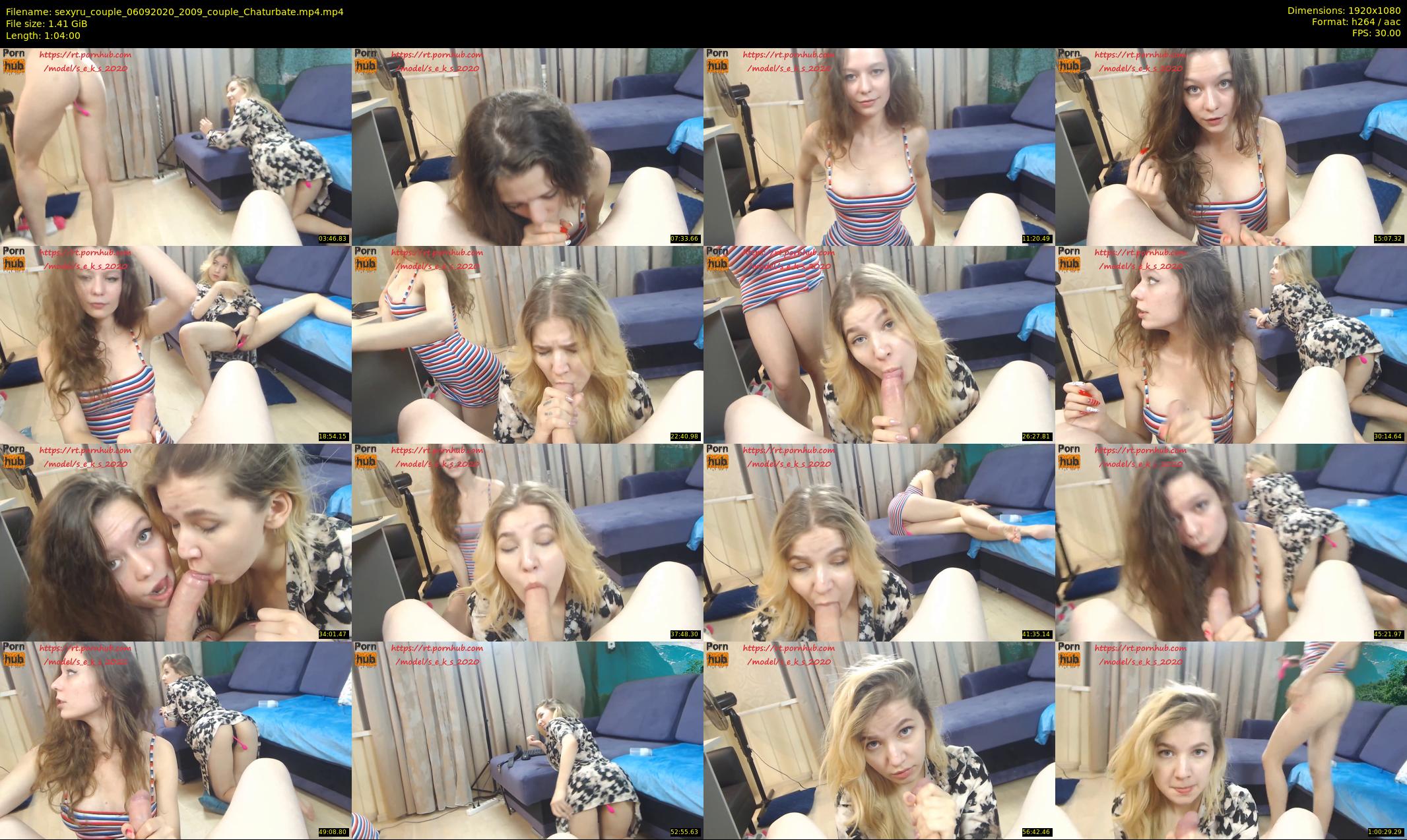 sexyru_couple — 64 minute Chaturbate couple cam show recording, 1080p, Sep 6, 2020