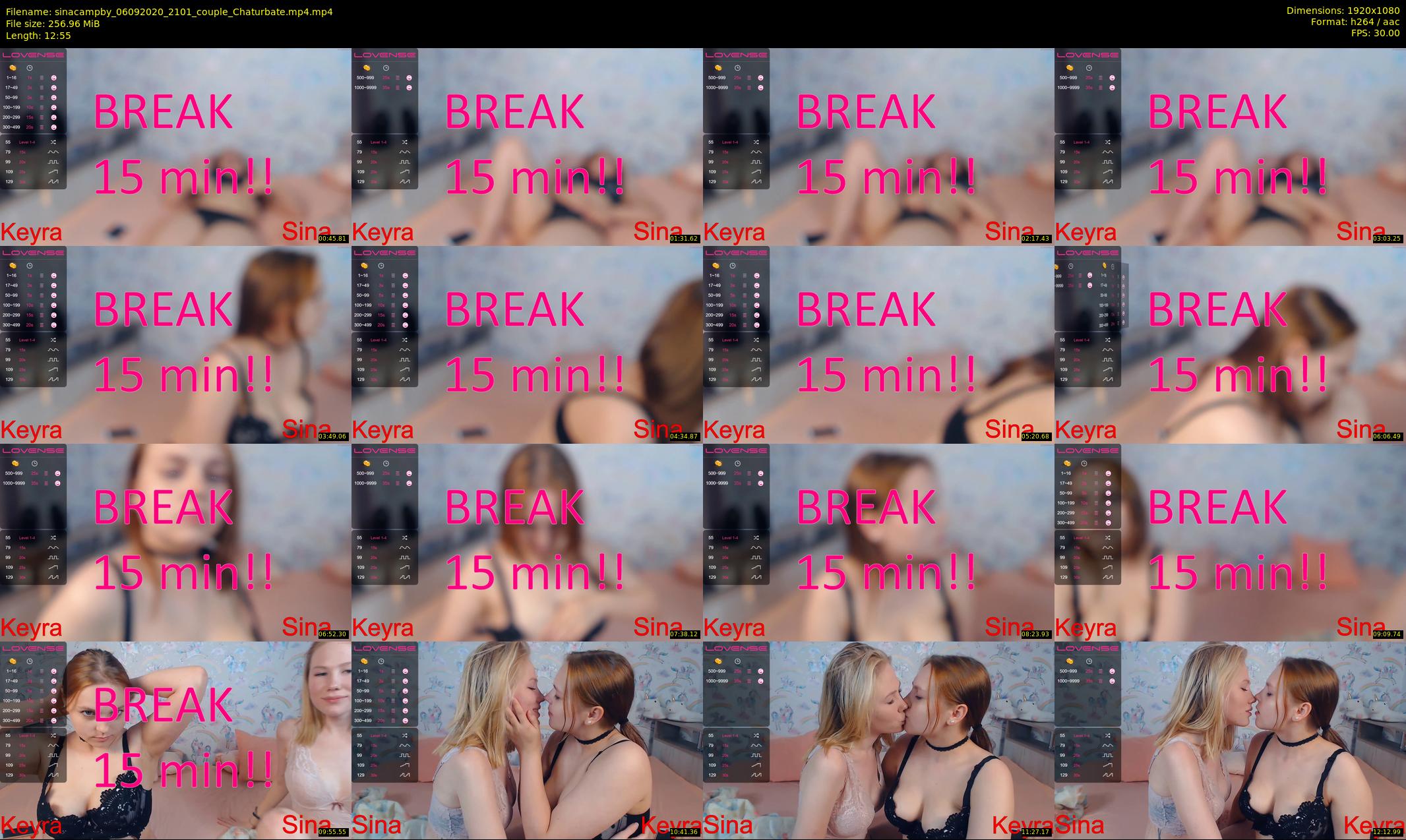 sinacampby — 13 minute Chaturbate couple cam show recording, 1080p, Sep 6, 2020