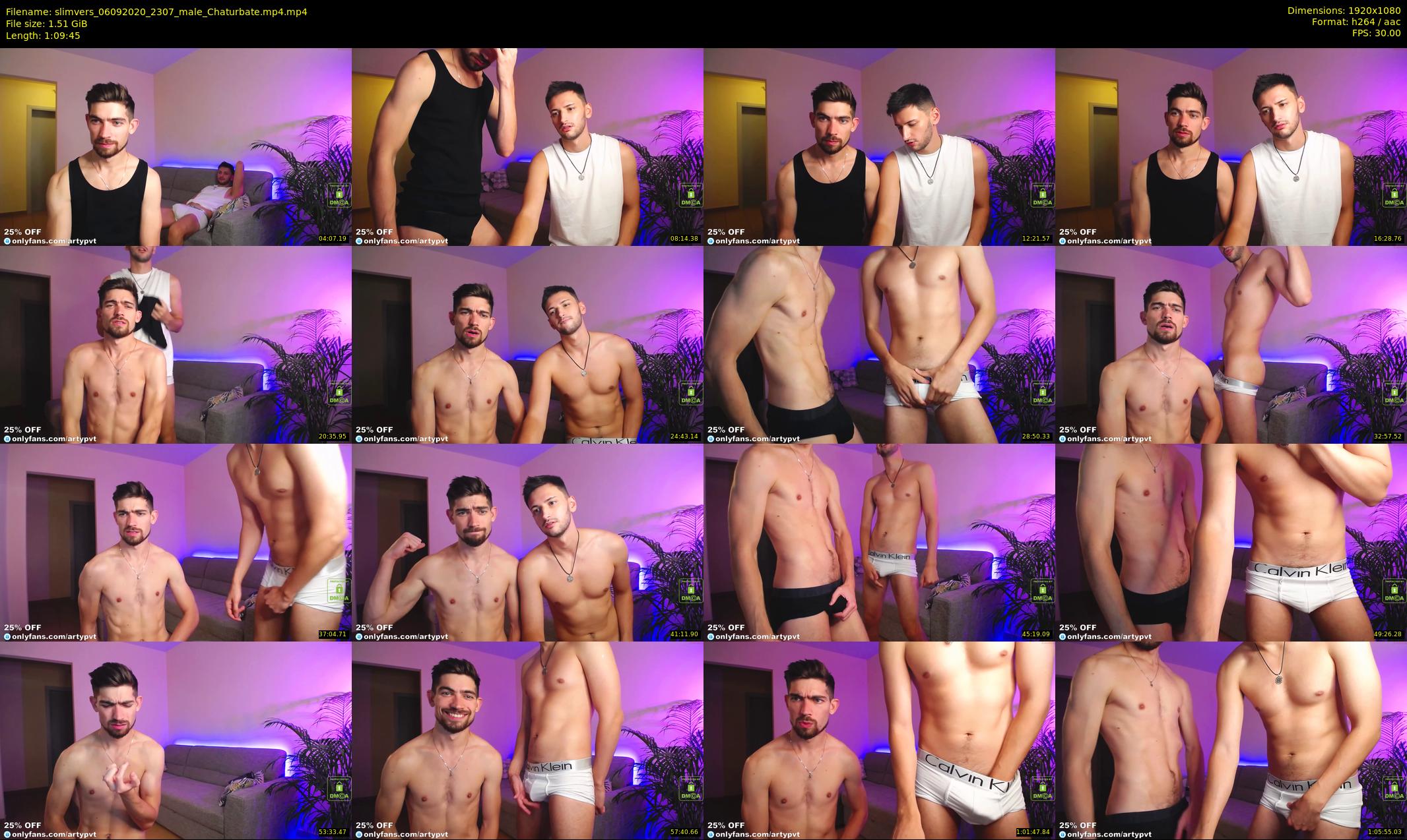 slimvers — 70 minute Chaturbate male cam show recording, 1080p, Sep 6, 2020