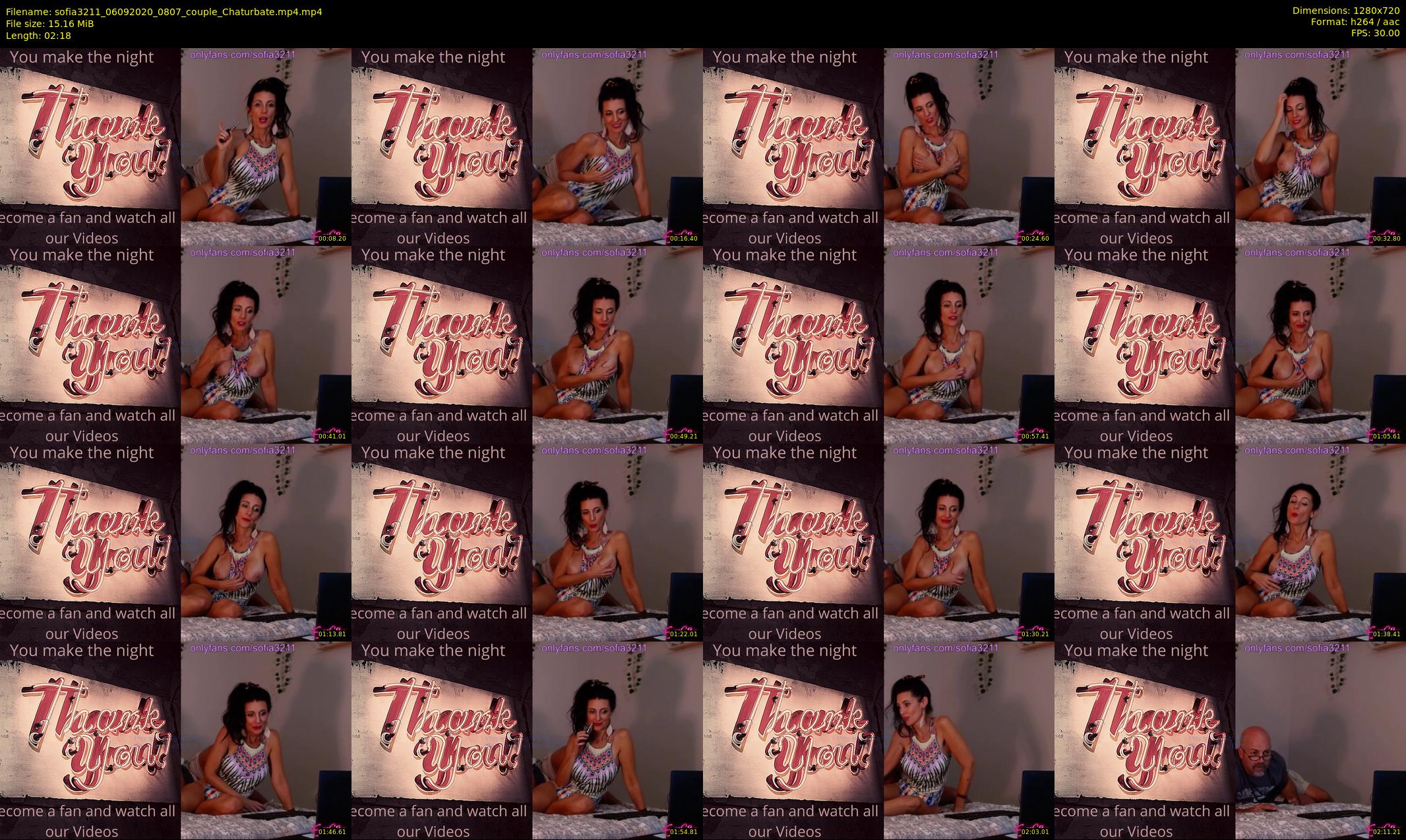 sofia3211 — 3 minute Chaturbate couple cam show recording, 720p, Sep 6, 2020
