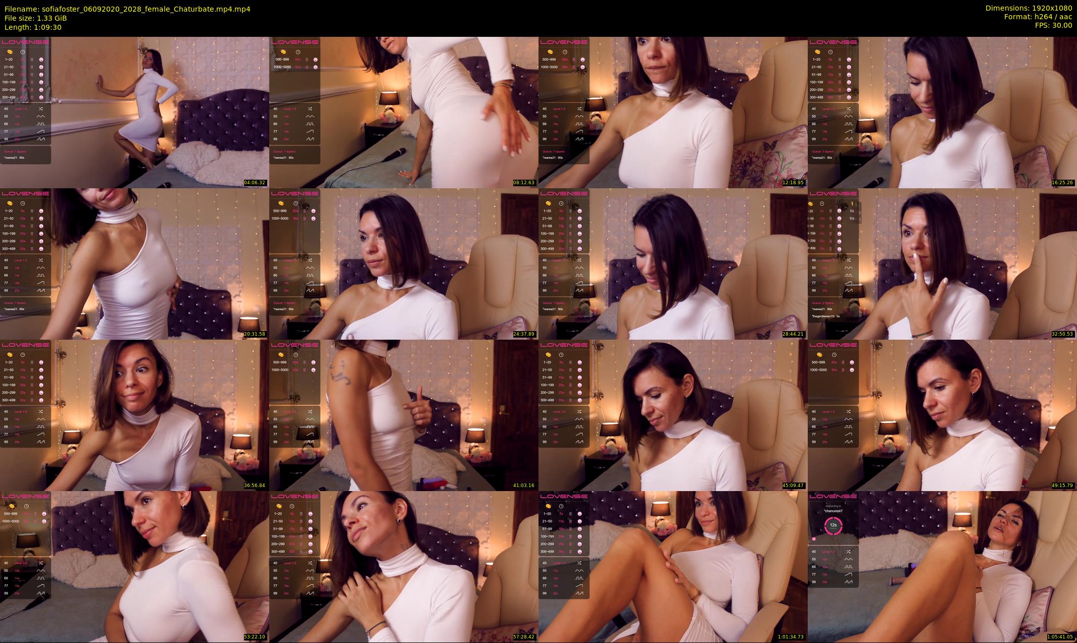 sofiafoster — 70 minute Chaturbate female cam show recording, 1080p, Sep 6, 2020