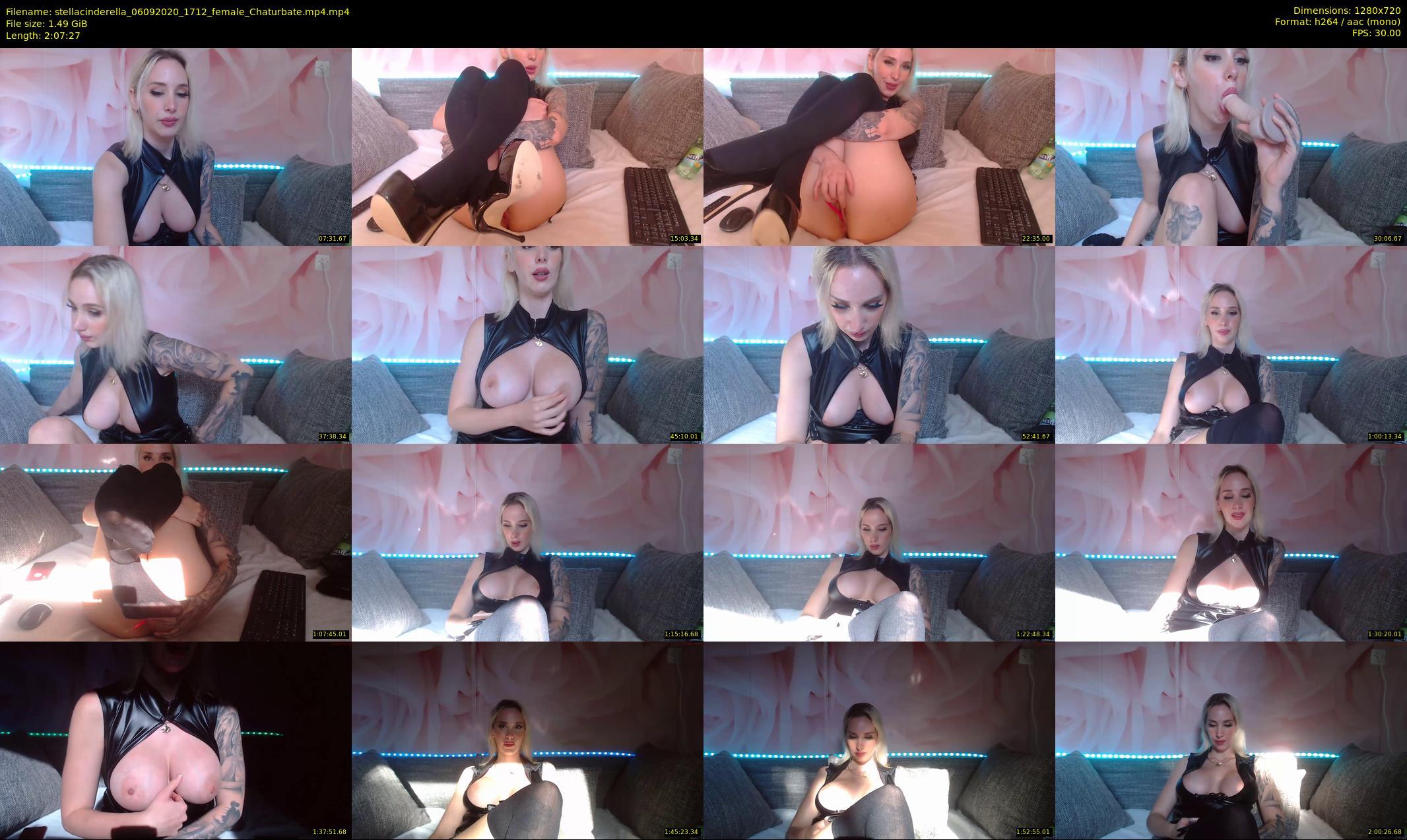stellacinderella — 128 minute Chaturbate female cam show recording, 720p, Sep 6, 2020