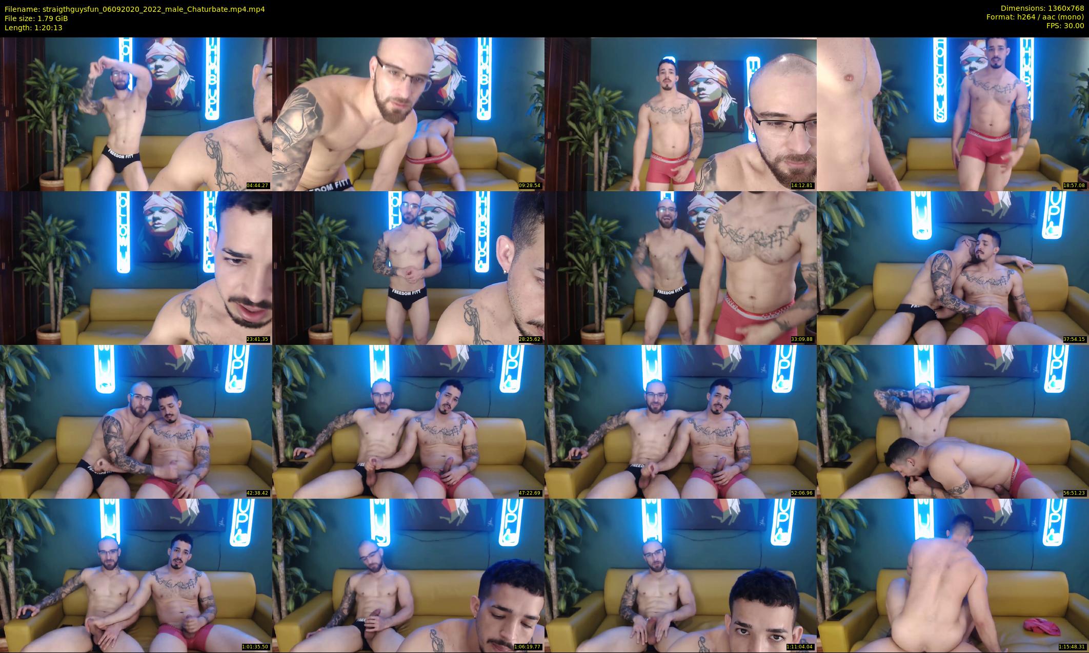 straigthguysfun — 81 minute Chaturbate male cam show recording, 720p, Sep 6, 2020