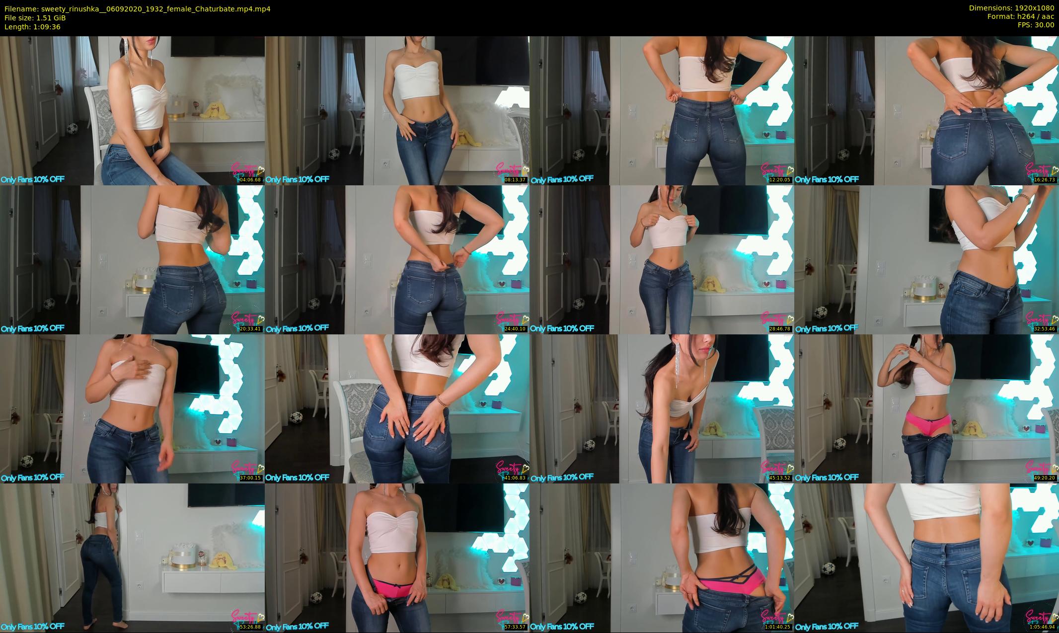 sweety_rinushka_ — 70 minute Chaturbate female cam show recording, 1080p, Sep 6, 2020
