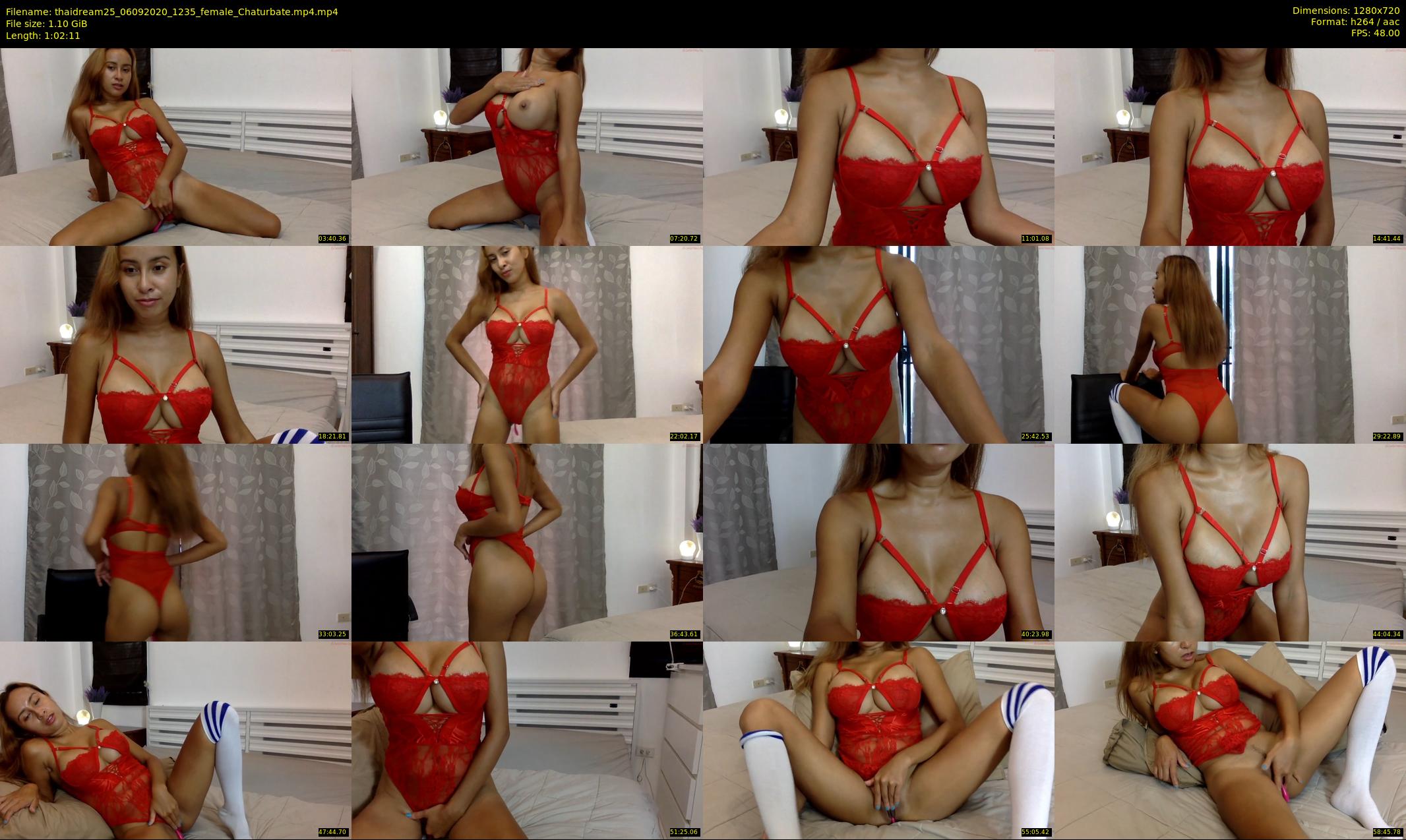 thaidream25 — 63 minute Chaturbate female cam show recording, 720p, Sep 6, 2020