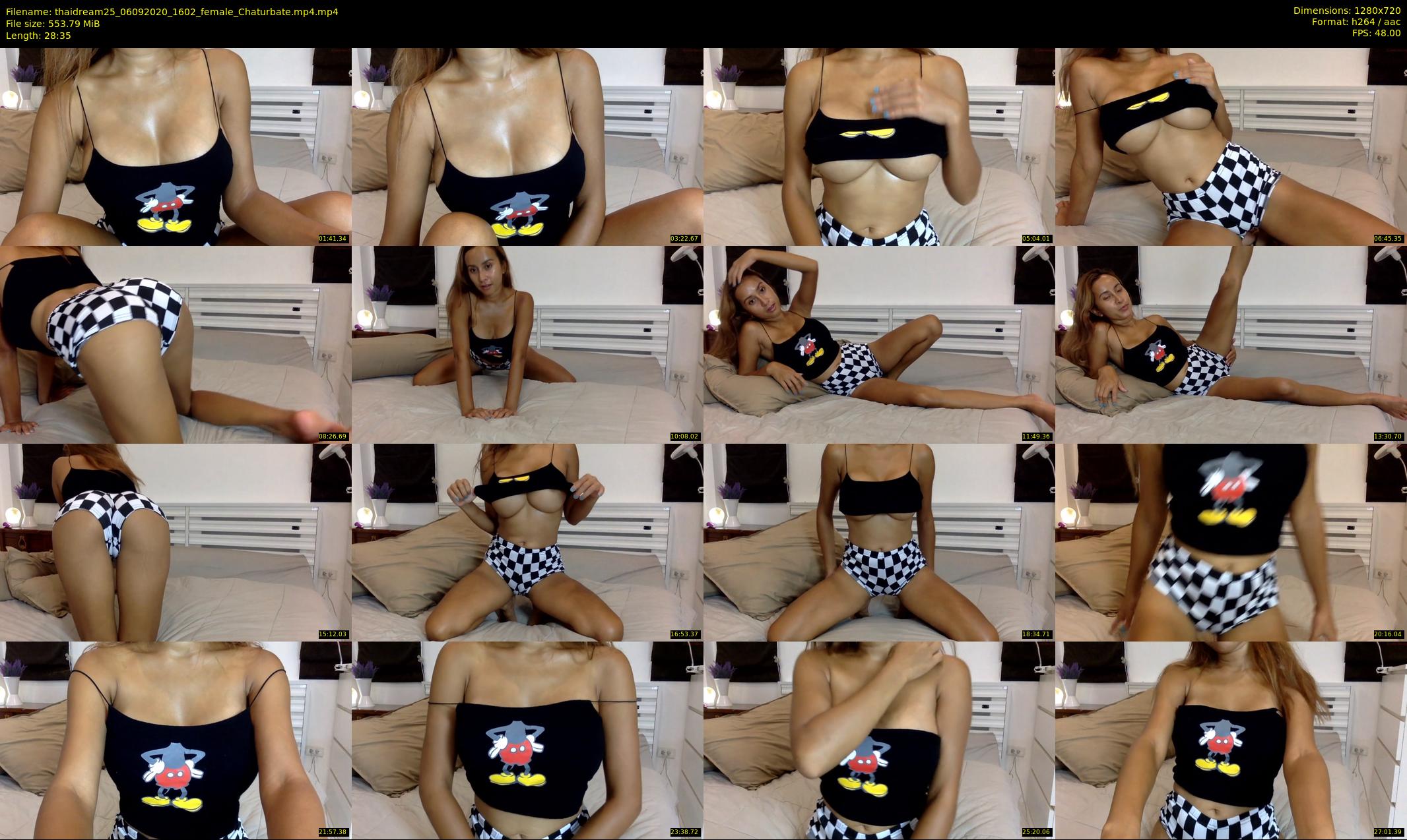 thaidream25 — 29 minute Chaturbate female cam show recording, 720p, Sep 6, 2020