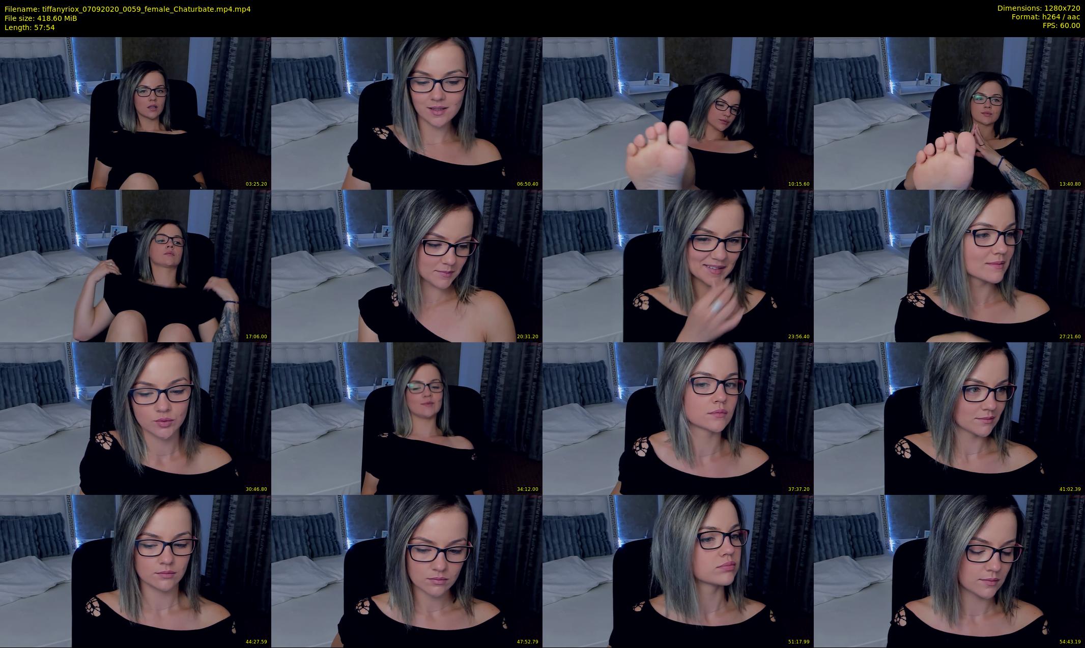 tiffanyriox — 58 minute Chaturbate female cam show recording, 720p, Sep 7, 2020