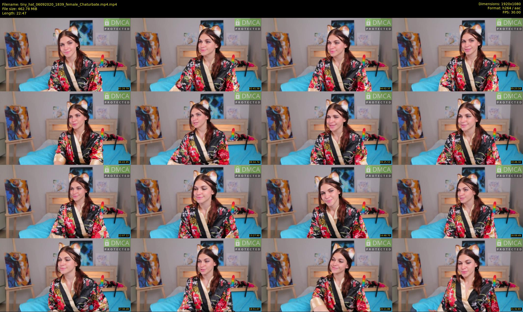 tiny_hat — 23 minute Chaturbate female cam show recording, 1080p, Sep 6, 2020