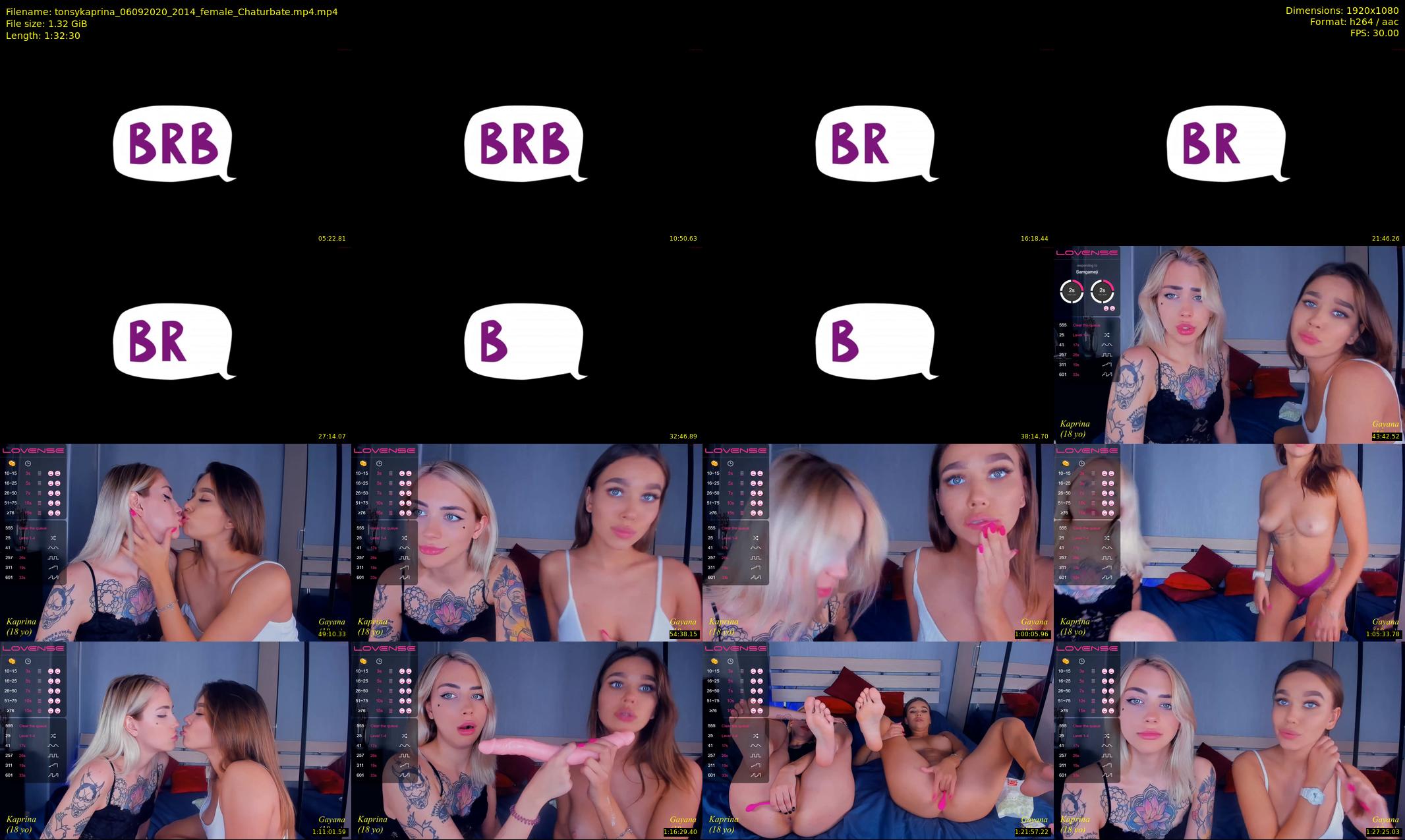 tonsykaprina — 93 minute Chaturbate couple cam show recording, 1080p, Sep 6, 2020