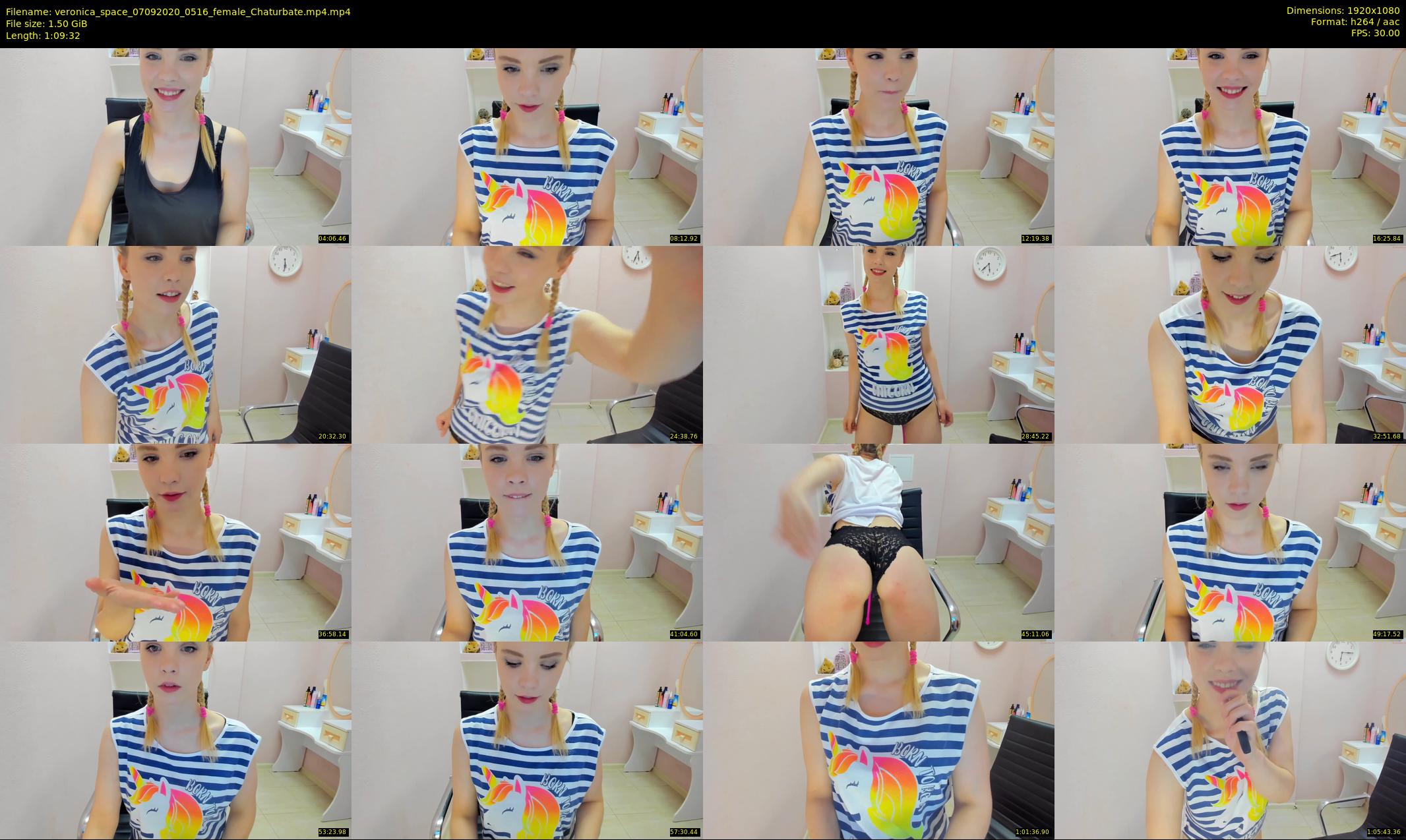 veronica_space — 70 minute Chaturbate female cam show recording, 1080p, Sep 7, 2020