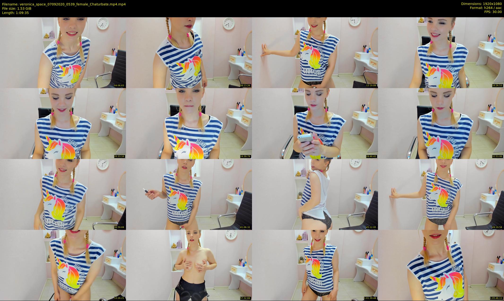 veronica_space — 70 minute Chaturbate female cam show recording, 1080p, Sep 7, 2020