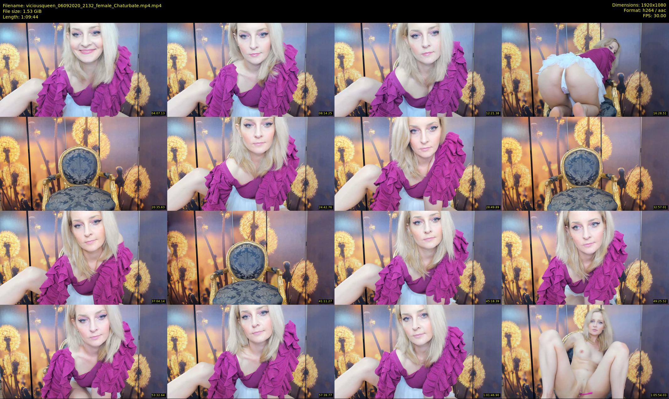 viciousqueen — 70 minute Chaturbate female cam show recording, 1080p, Sep 6, 2020