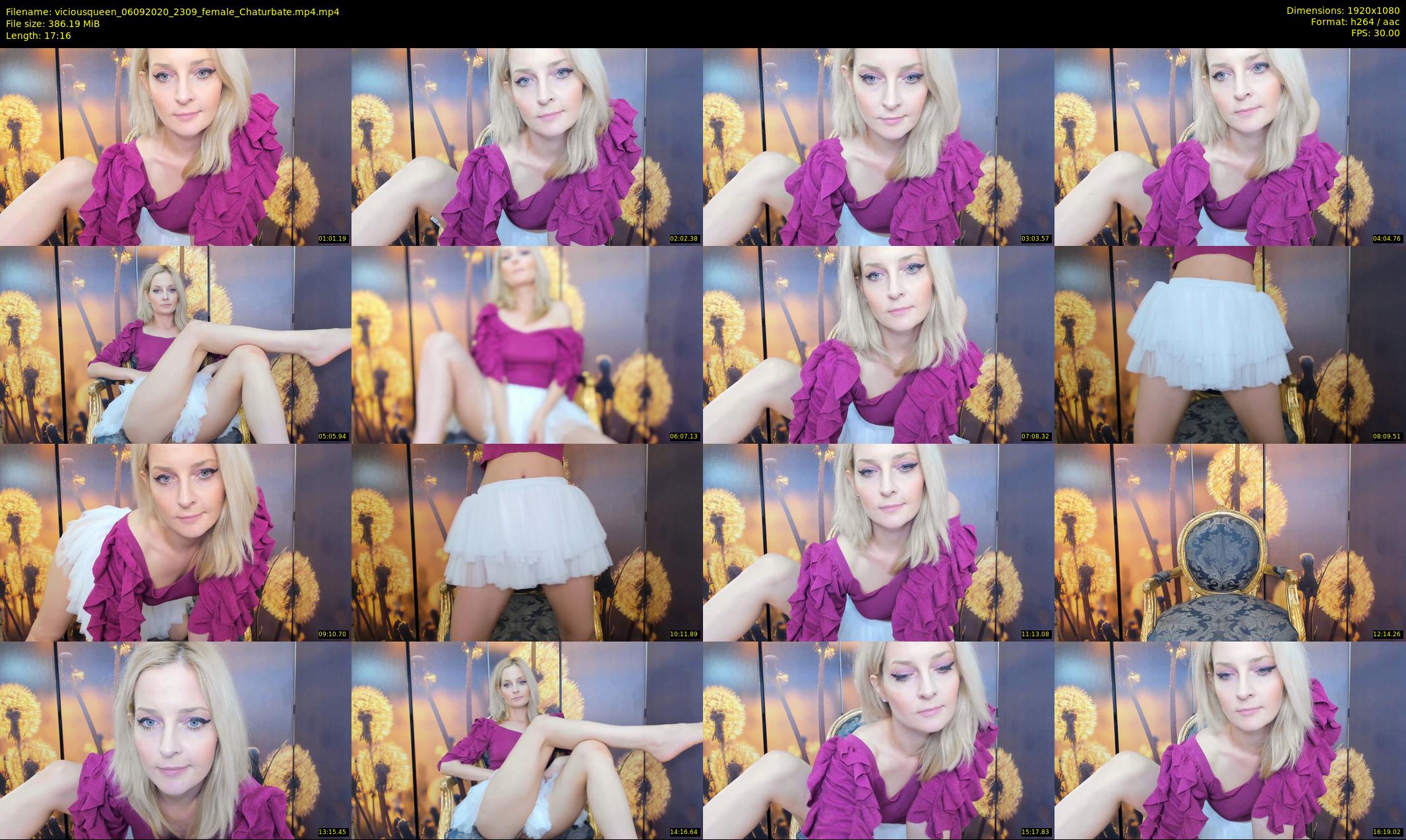viciousqueen — 18 minute Chaturbate female cam show recording, 1080p, Sep 6, 2020