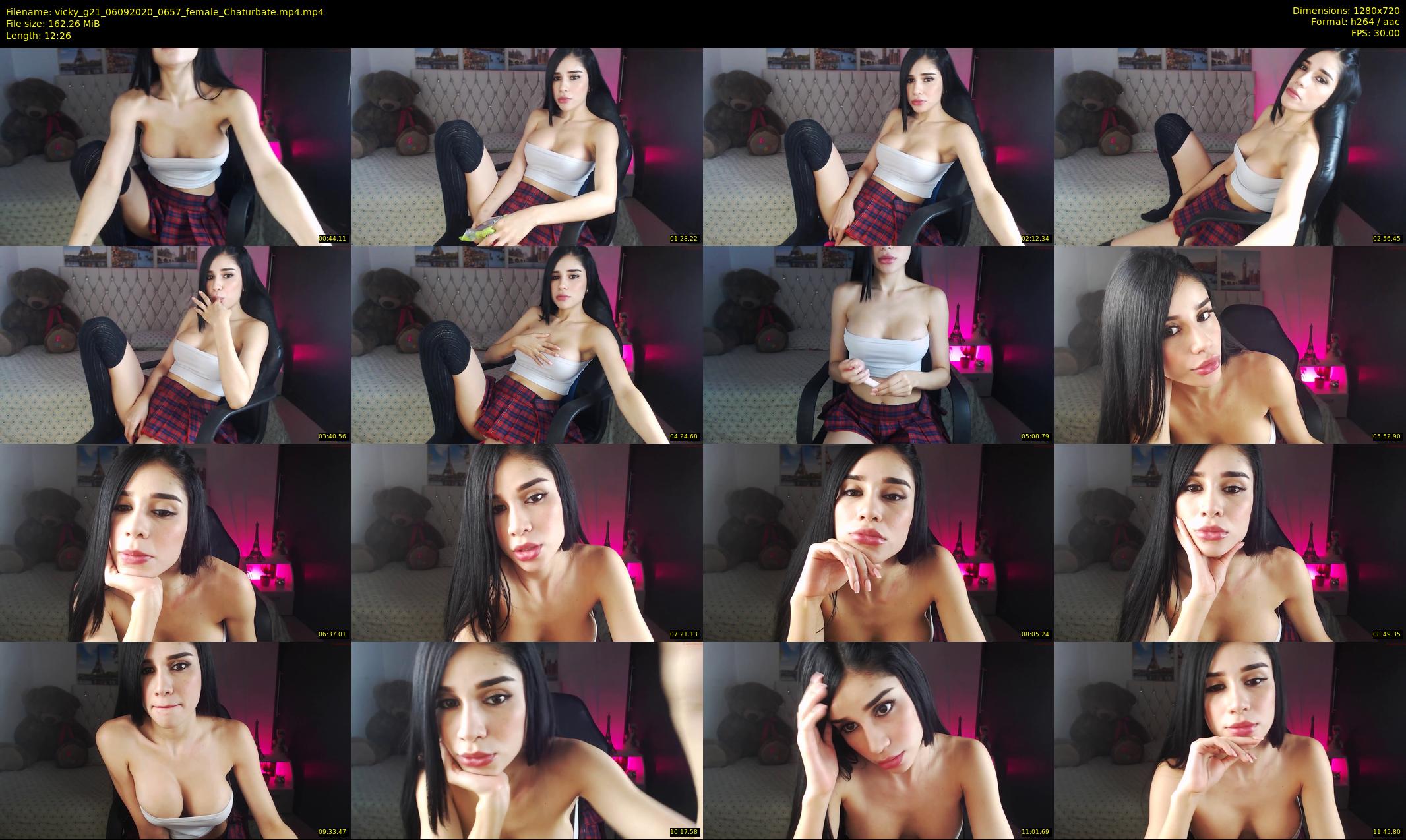 vicky_g21 — 13 minute Chaturbate female cam show recording, 720p, Sep 6, 2020