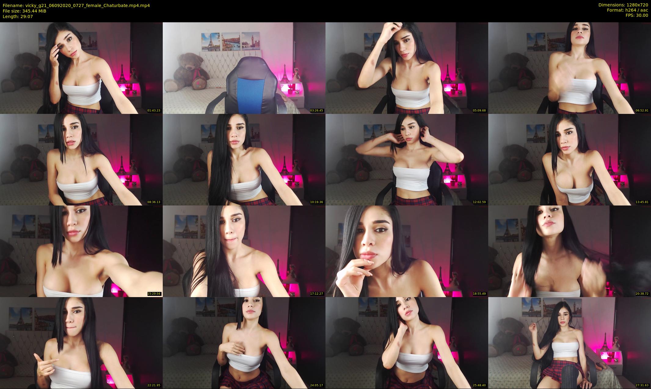 vicky_g21 — 30 minute Chaturbate female cam show recording, 720p, Sep 6, 2020