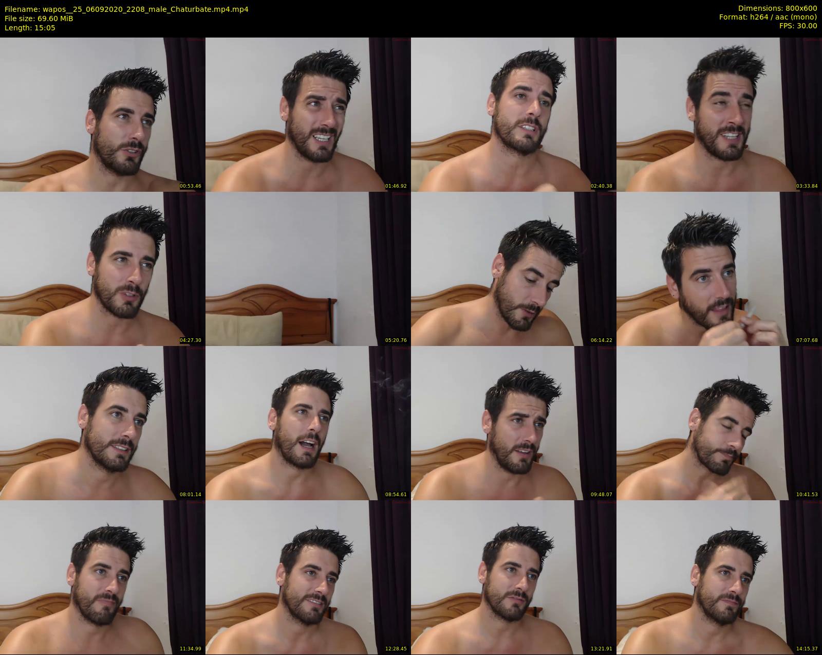 wapos__25 — 16 minute Chaturbate male cam show recording, 480p, Sep 6, 2020