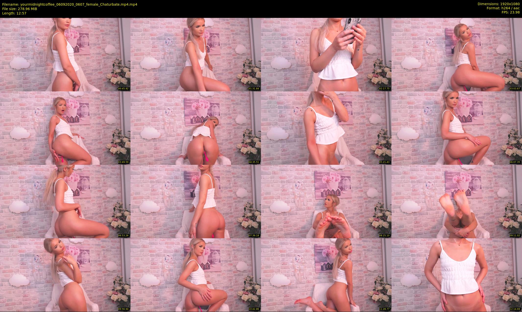 yourmidnightcoffee — 13 minute Chaturbate female cam show recording, 1080p, Sep 6, 2020