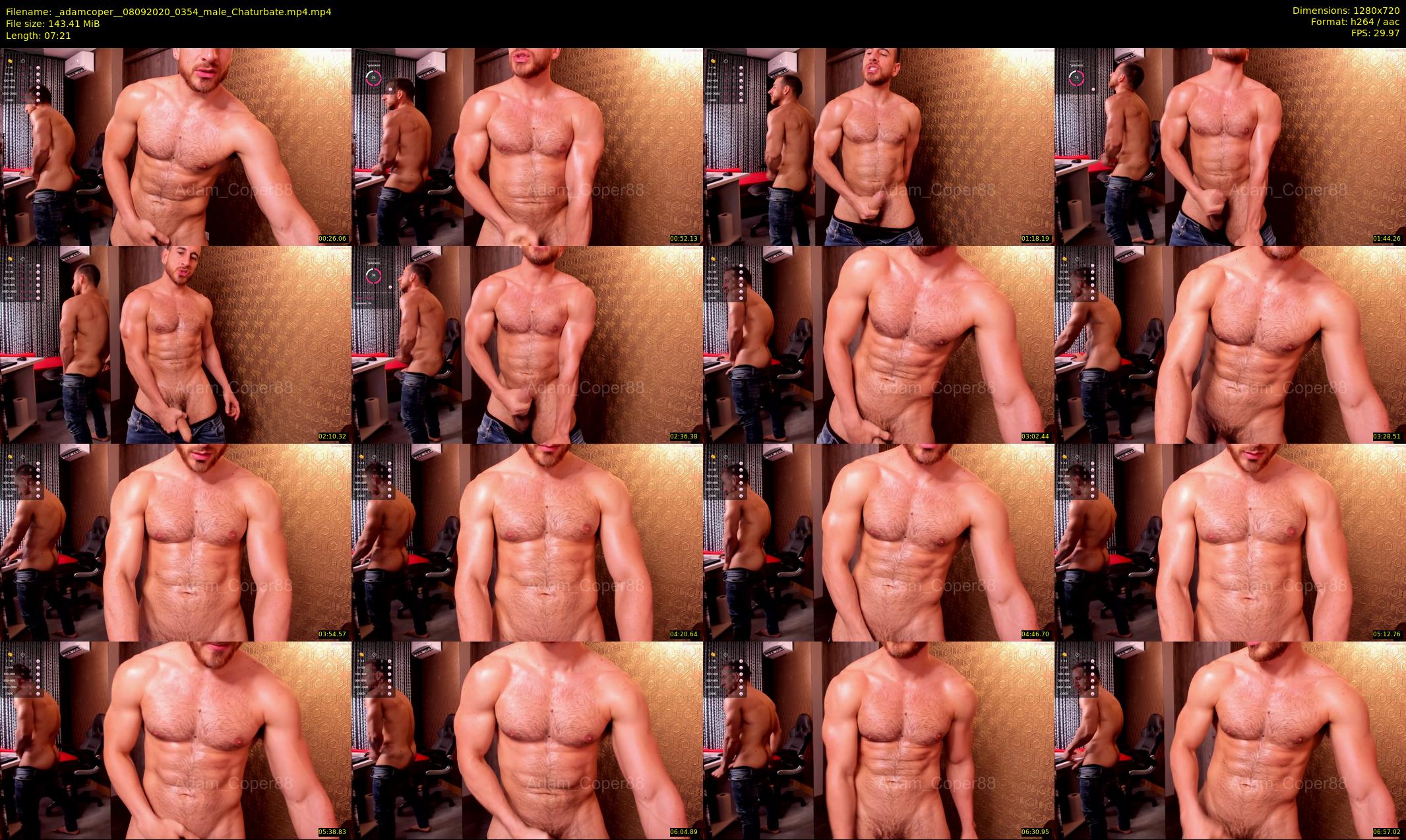 _adamcoper_ — 8 minute Chaturbate male cam show recording, 720p, Sep 8, 2020