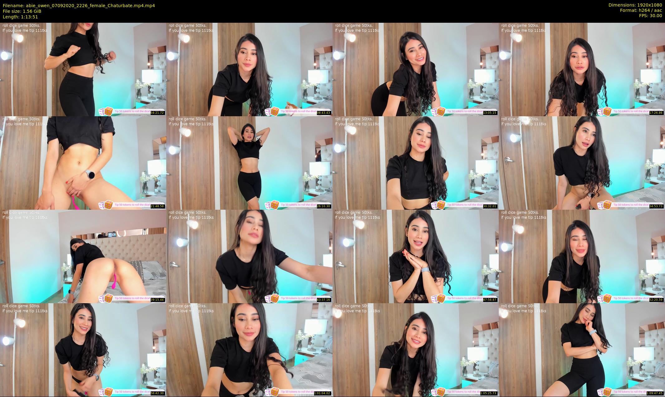 abie_owen — 74 minute Chaturbate female cam show recording, 1080p, Sep 7, 2020
