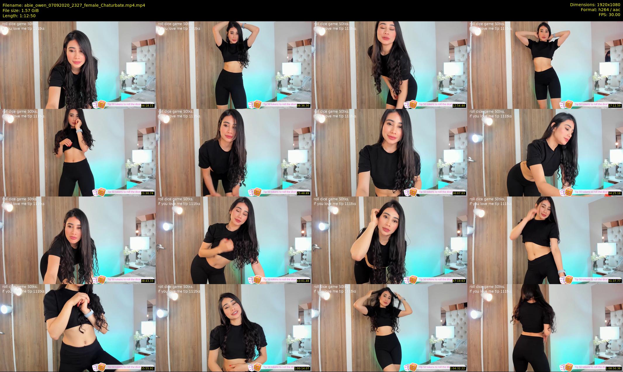 abie_owen — 73 minute Chaturbate female cam show recording, 1080p, Sep 7, 2020