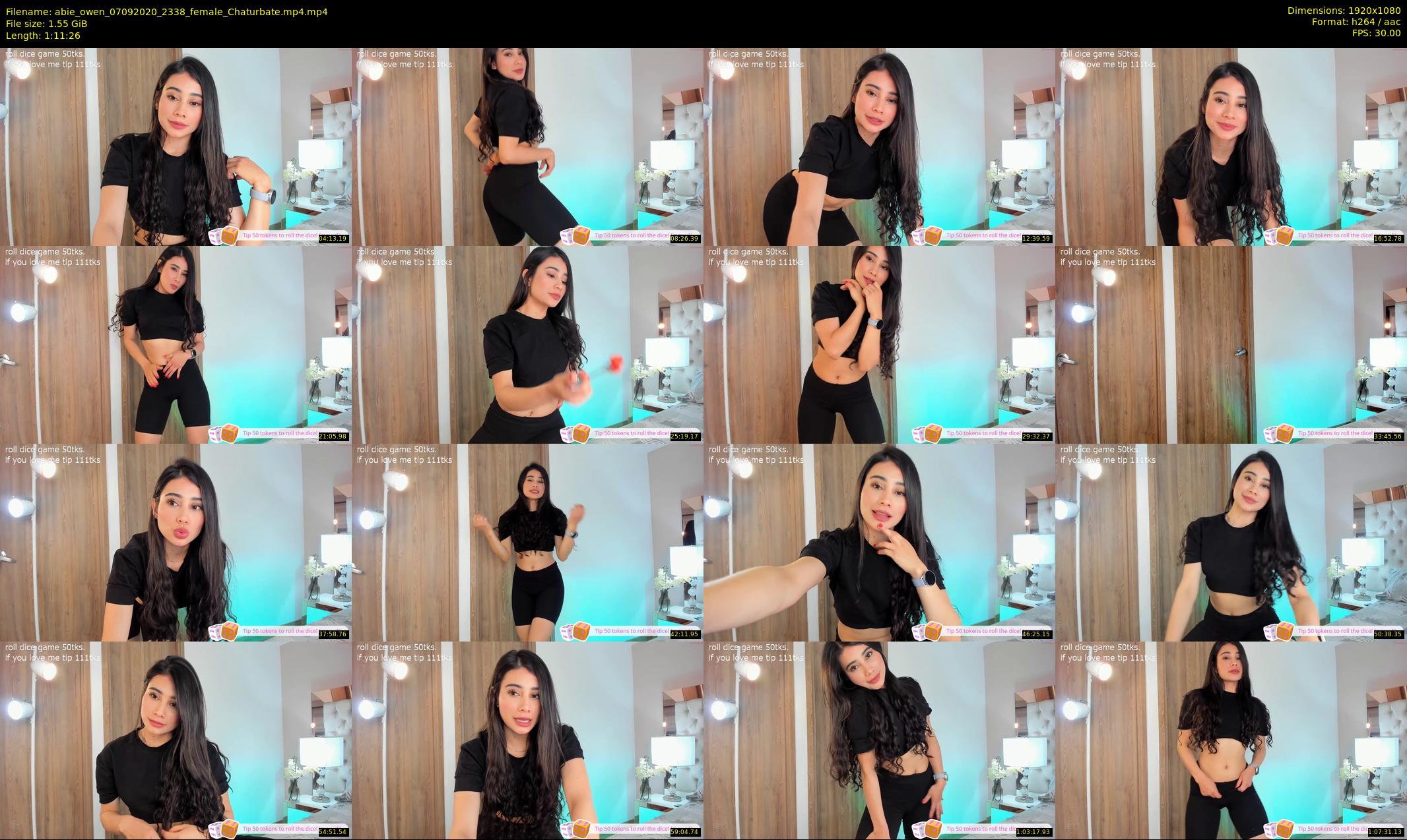abie_owen — 72 minute Chaturbate female cam show recording, 1080p, Sep 7, 2020