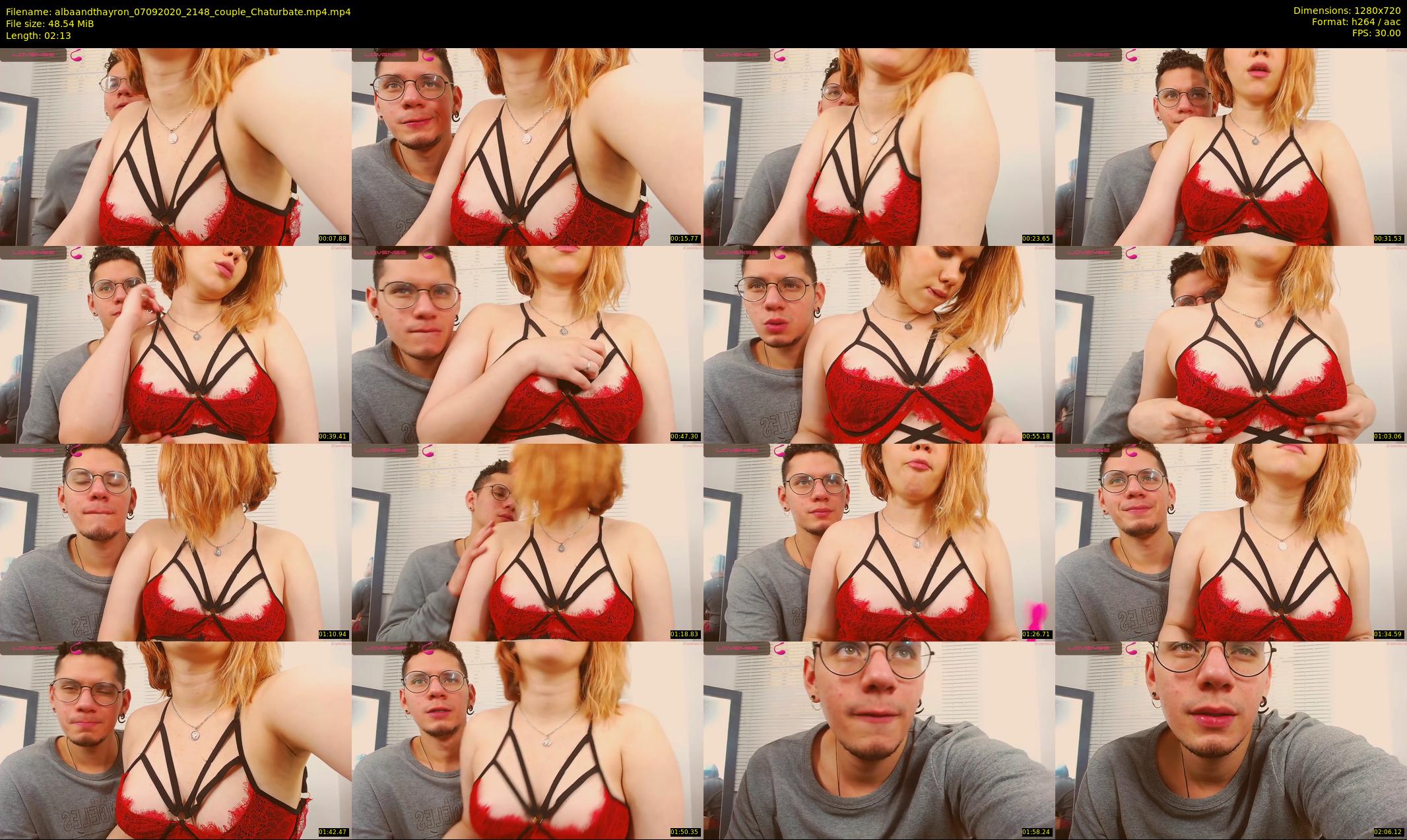 albaandthayron — 3 minute Chaturbate couple cam show recording, 720p, Sep 7, 2020