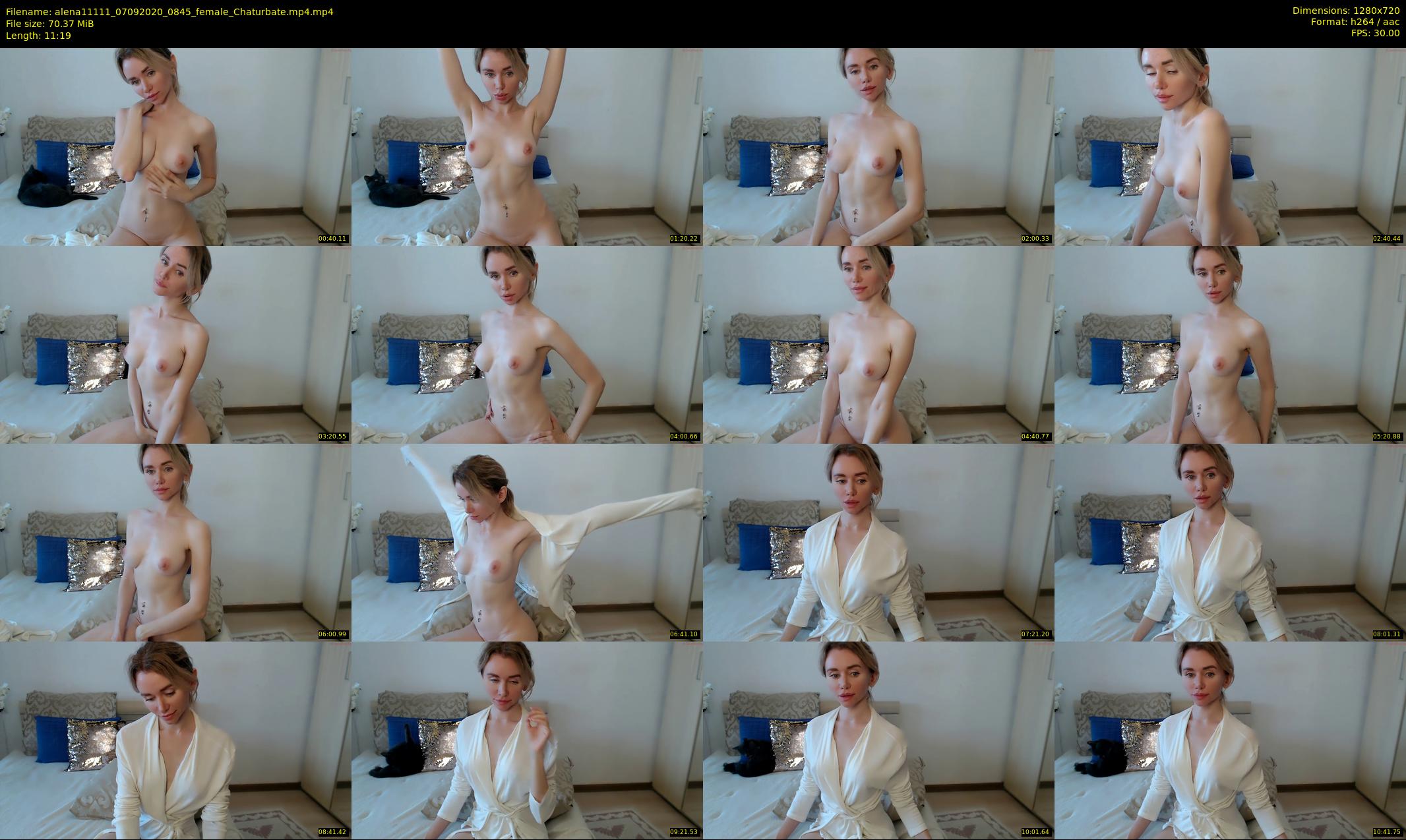alena11111 — 12 minute Chaturbate female cam show recording, 720p, Sep 7, 2020