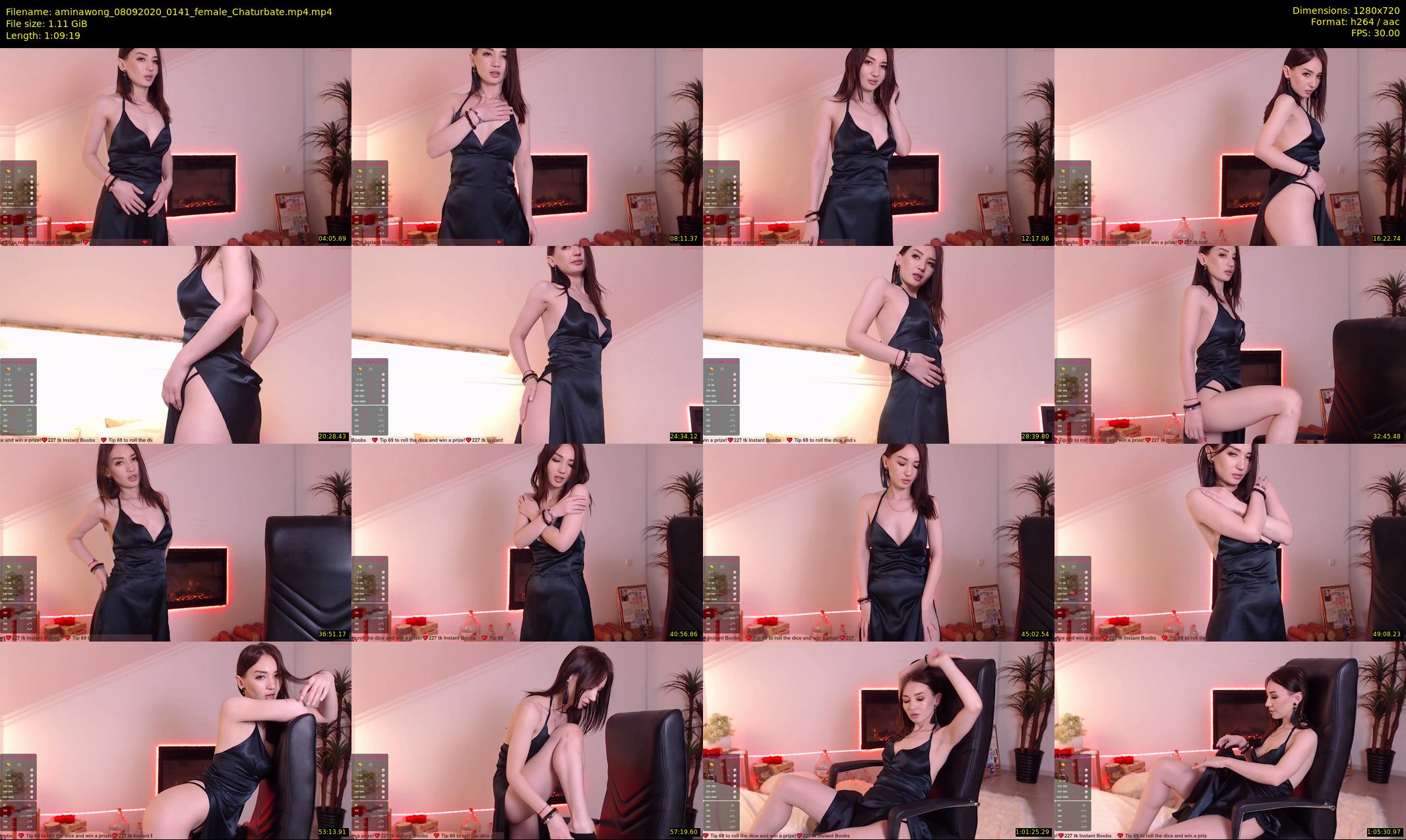 aminawong — 70 minute Chaturbate female cam show recording, 720p, Sep 8, 2020