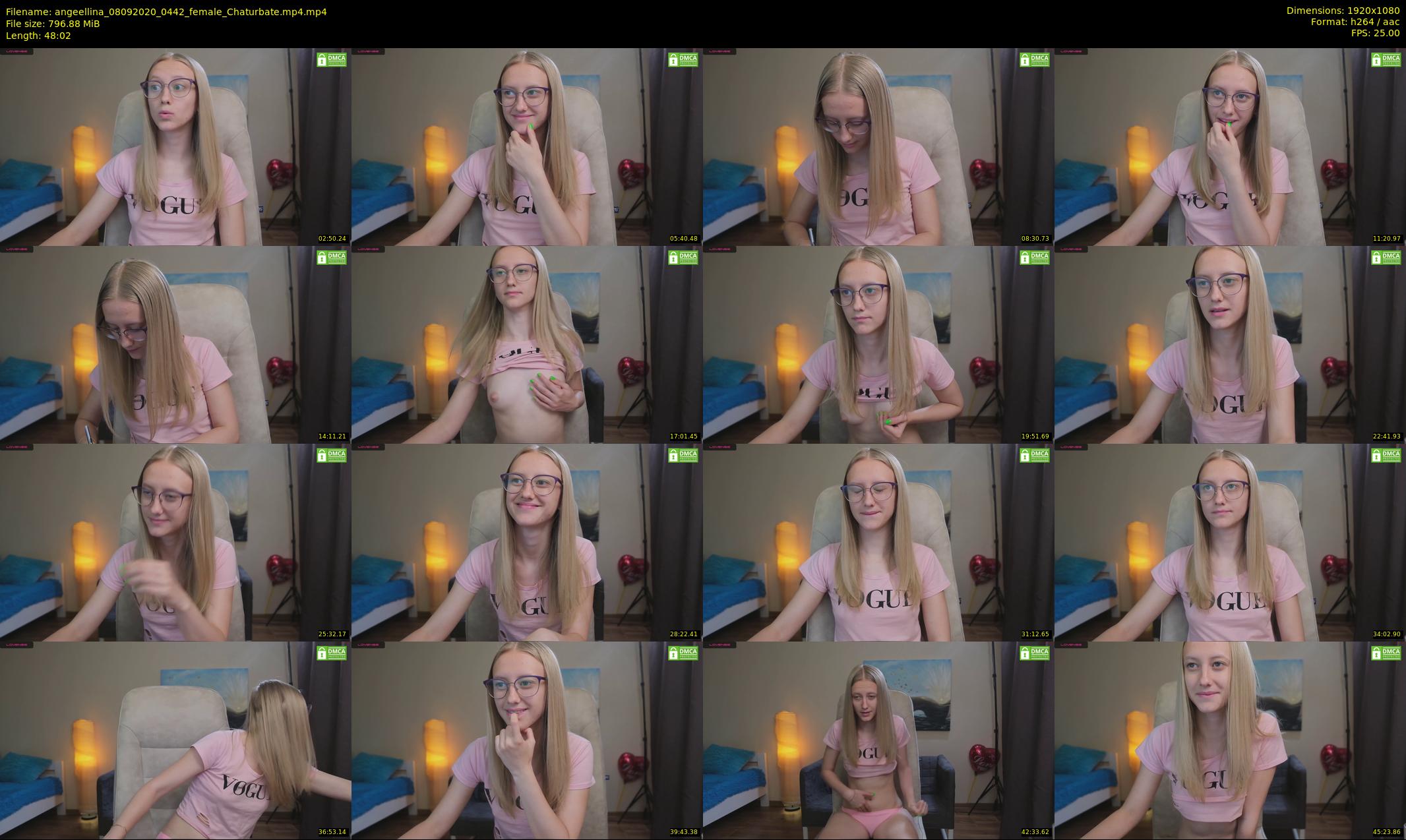 angeellina — 49 minute Chaturbate female cam show recording, 1080p, Sep 8, 2020