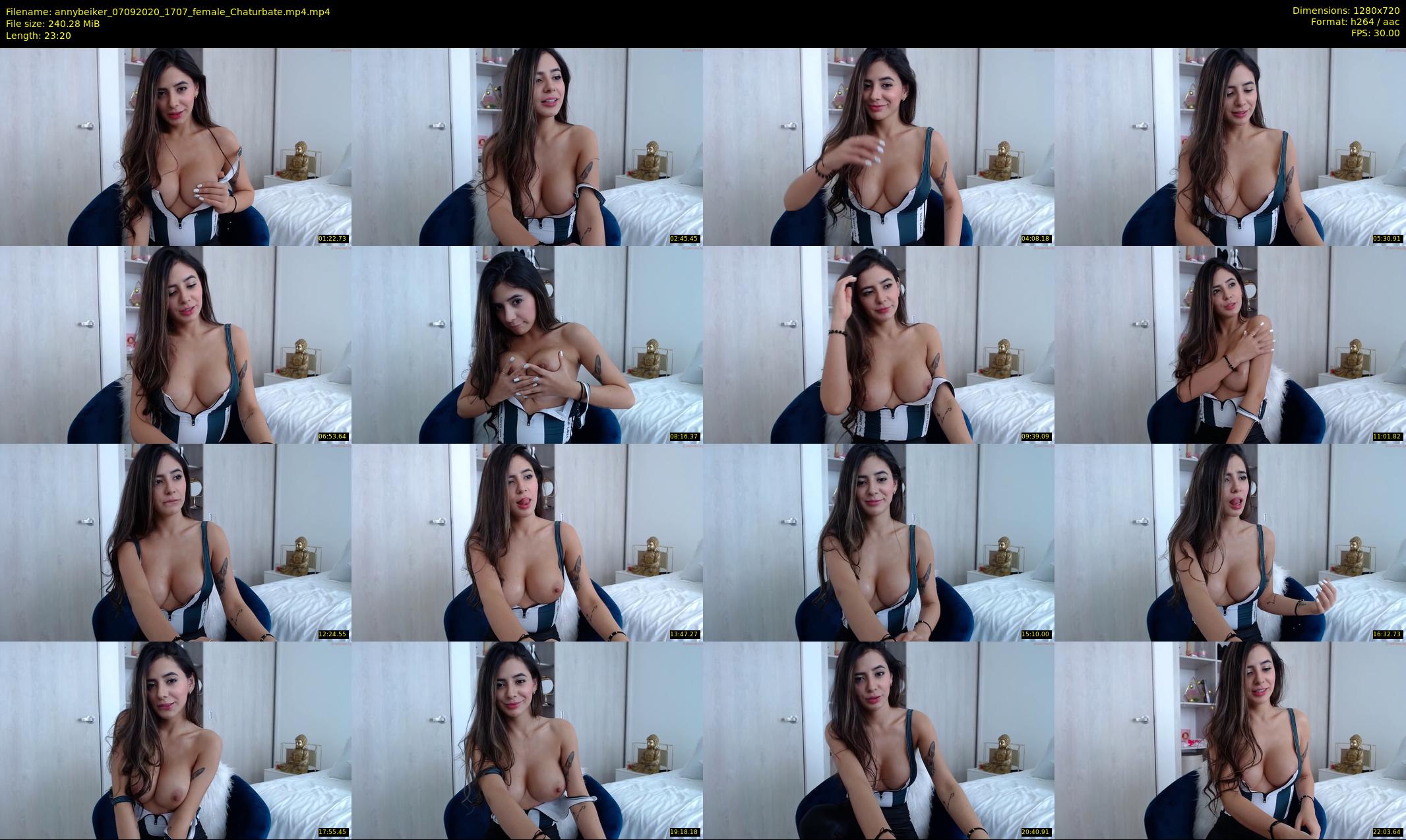 annybeiker — 24 minute Chaturbate female cam show recording, 720p, Sep 7, 2020