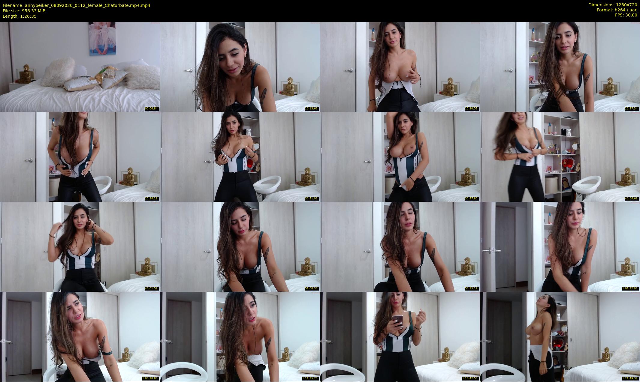 annybeiker — 87 minute Chaturbate female cam show recording, 720p, Sep 8, 2020